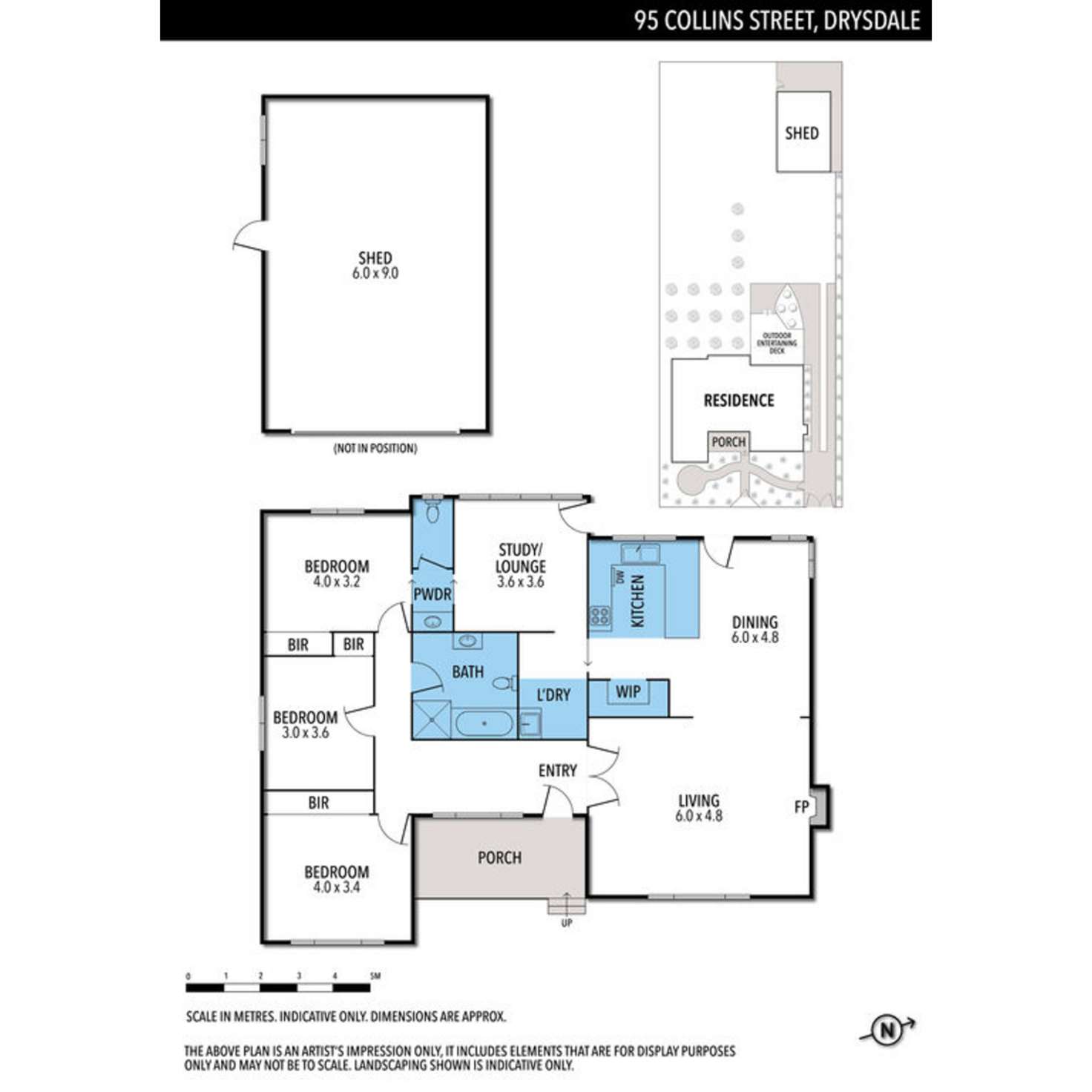 Floorplan of Homely house listing, 95 Collins Street, Drysdale VIC 3222
