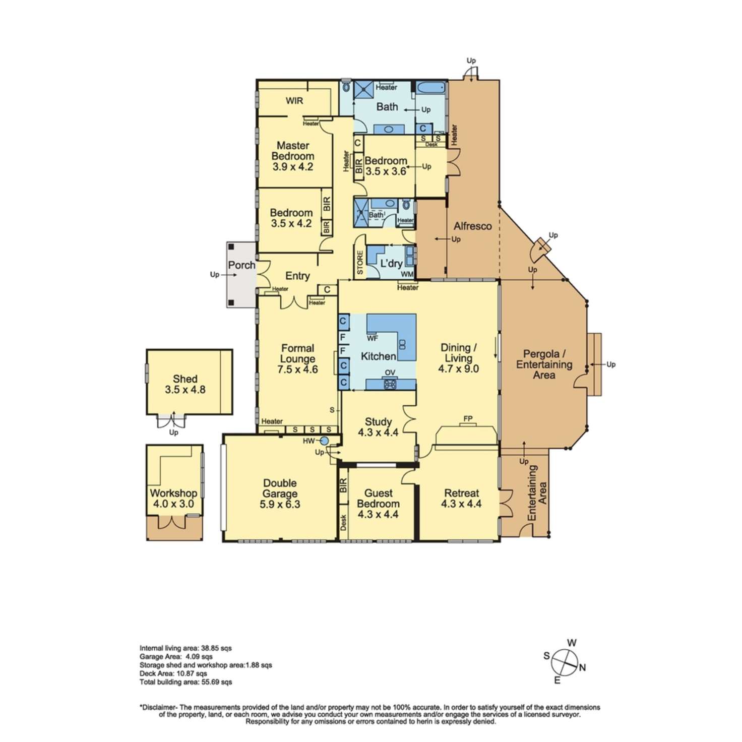 Floorplan of Homely house listing, 12 Bright Crescent, Mount Eliza VIC 3930