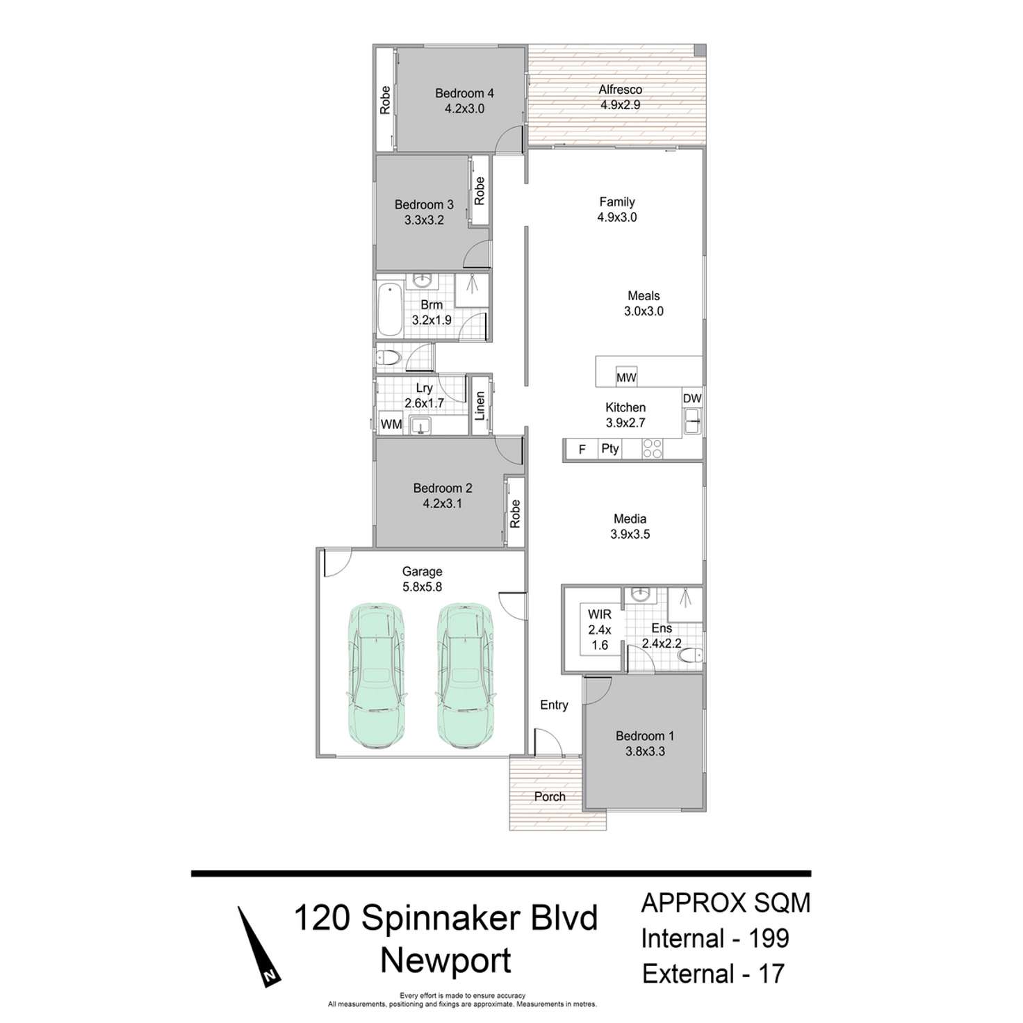 Floorplan of Homely house listing, 120 Spinnaker Boulevard, Newport QLD 4020