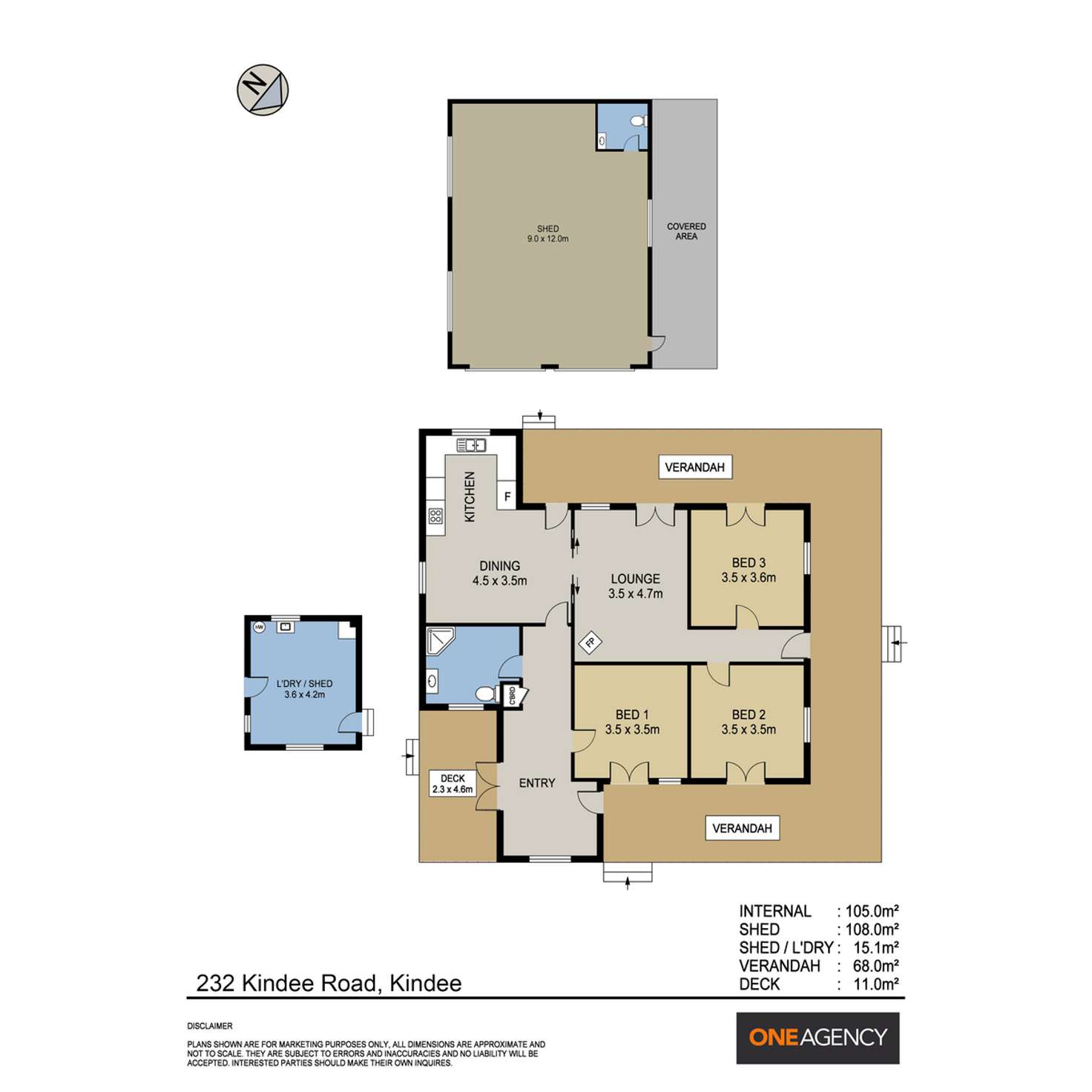 Floorplan of Homely acreageSemiRural listing, 232 Kindee Road, Kindee NSW 2446