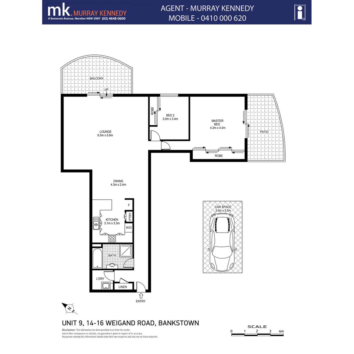 Floorplan of Homely apartment listing, 9/14-16 Weigand Avenue, Bankstown NSW 2200