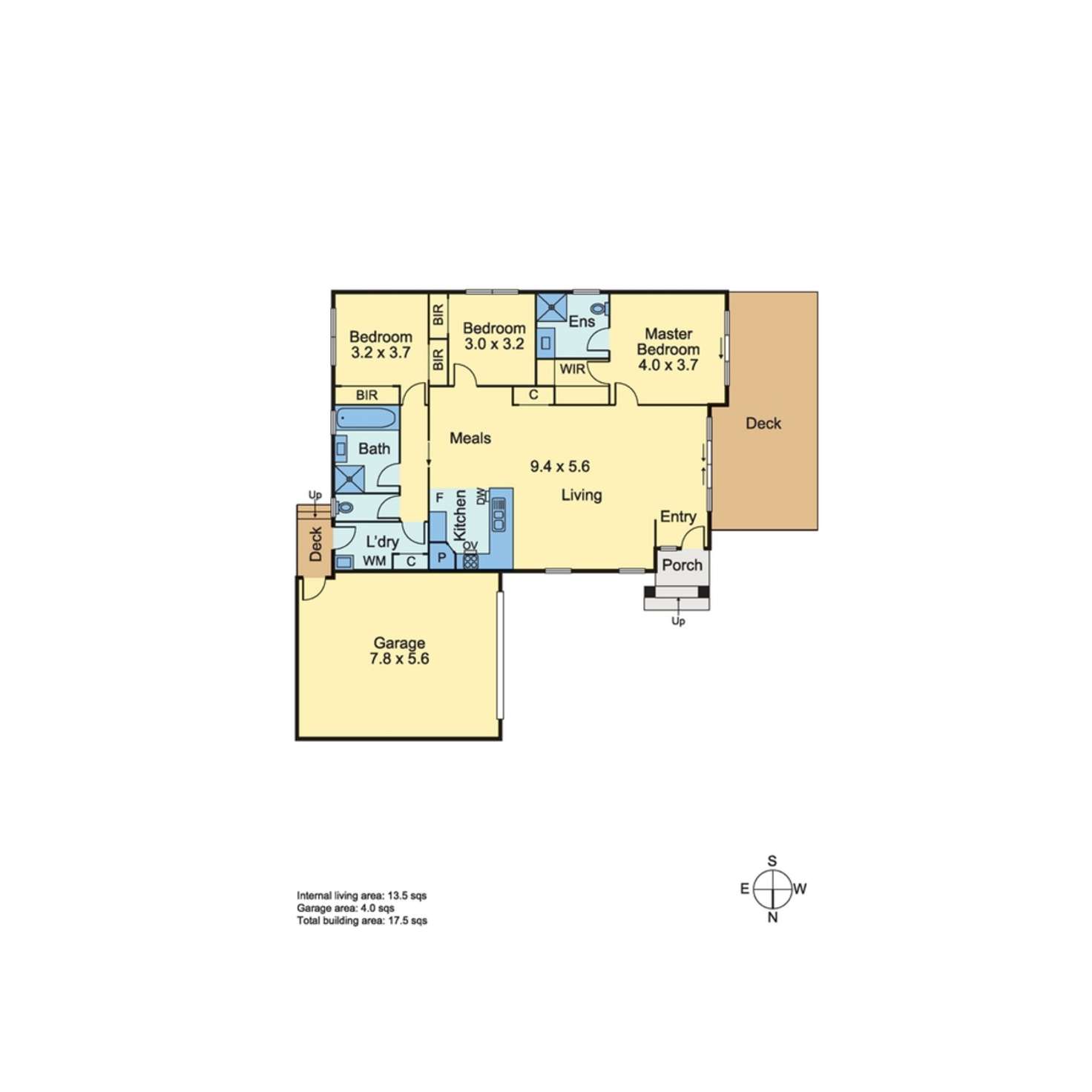 Floorplan of Homely unit listing, 3/49 Fairway Grove, Rosebud VIC 3939