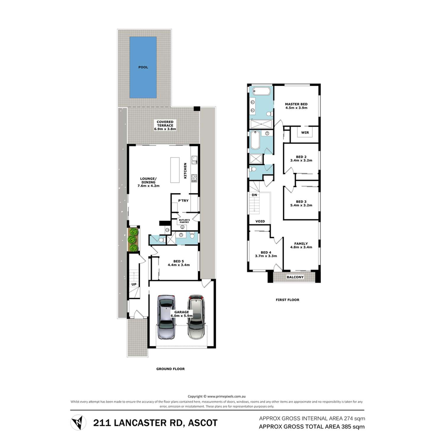 Floorplan of Homely house listing, 211 Lancaster Road, Ascot QLD 4007
