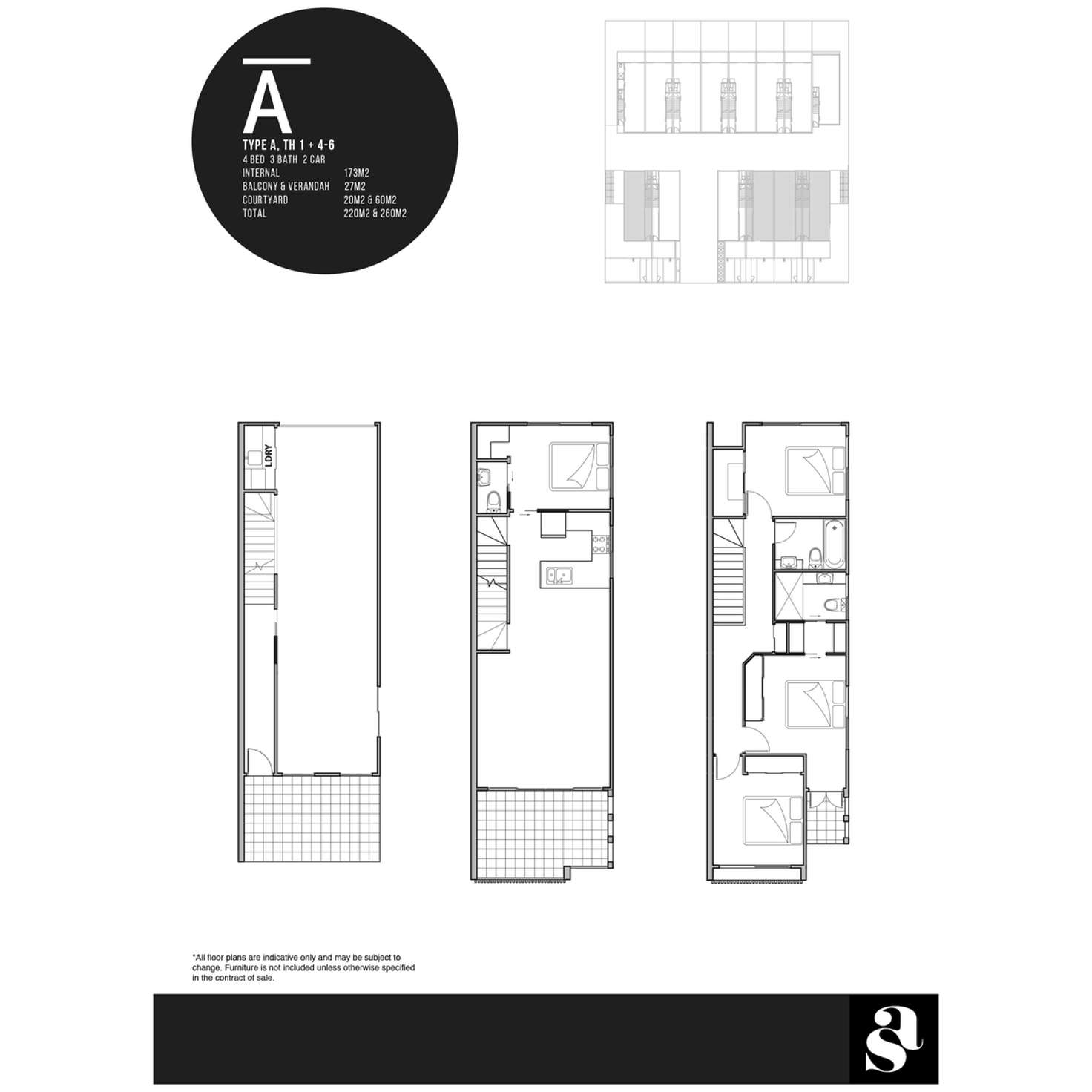 Floorplan of Homely townhouse listing, 4/9 Silva Street, Ascot QLD 4007