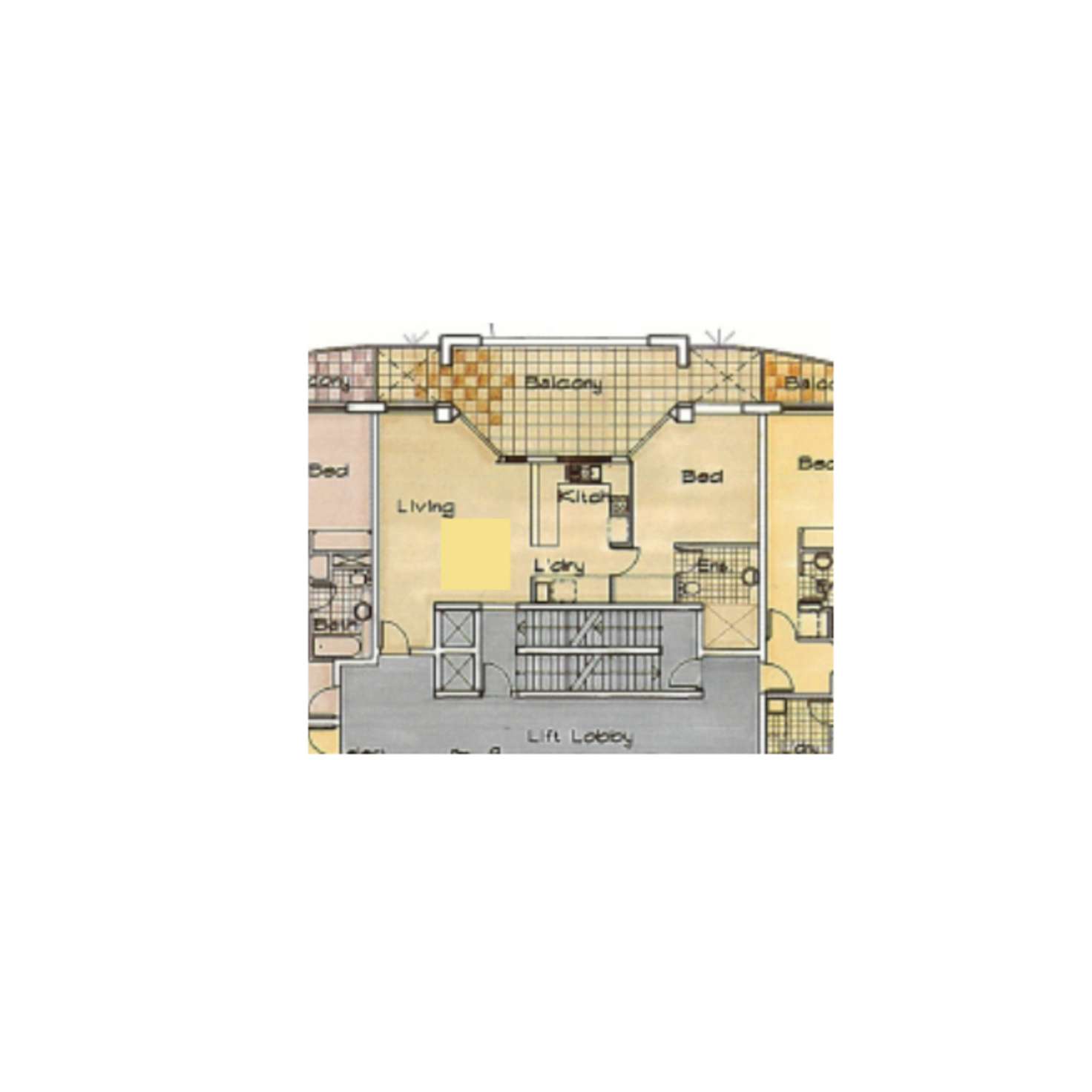 Floorplan of Homely apartment listing, 5115/55 Baildon Street, Kangaroo Point QLD 4169