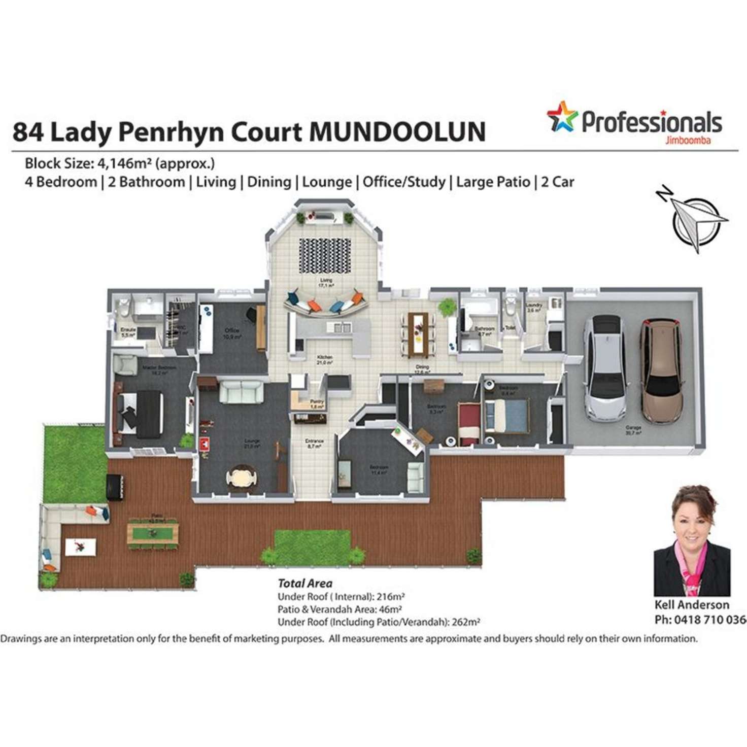 Floorplan of Homely house listing, 84 Lady Penrhyn Court, Mundoolun QLD 4285