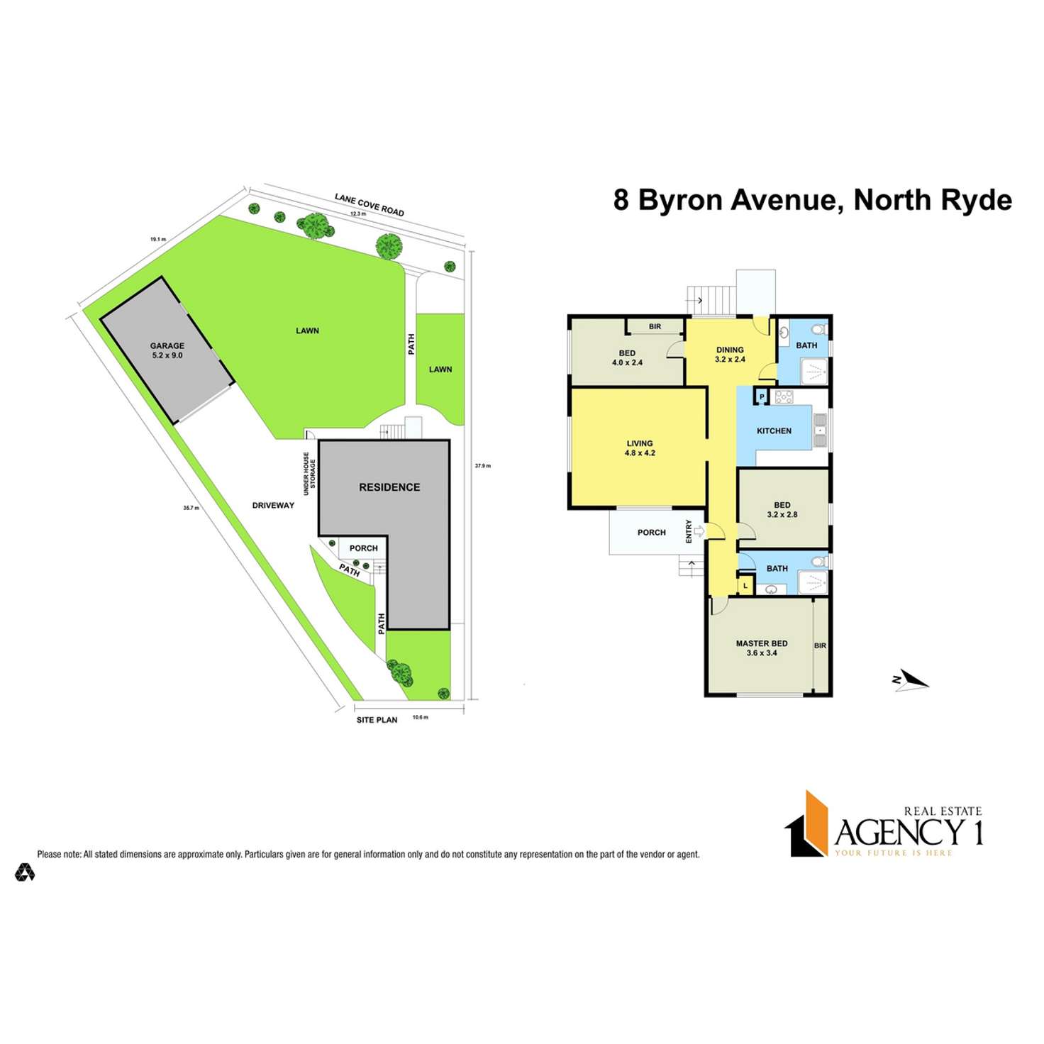 Floorplan of Homely house listing, 8 Byron Avenue, Ryde NSW 2112