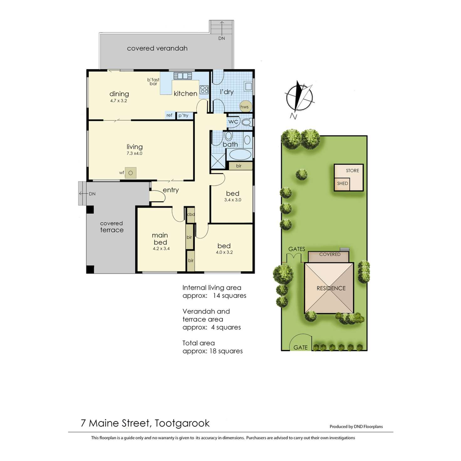 Floorplan of Homely house listing, 7 Maine Street, Tootgarook VIC 3941