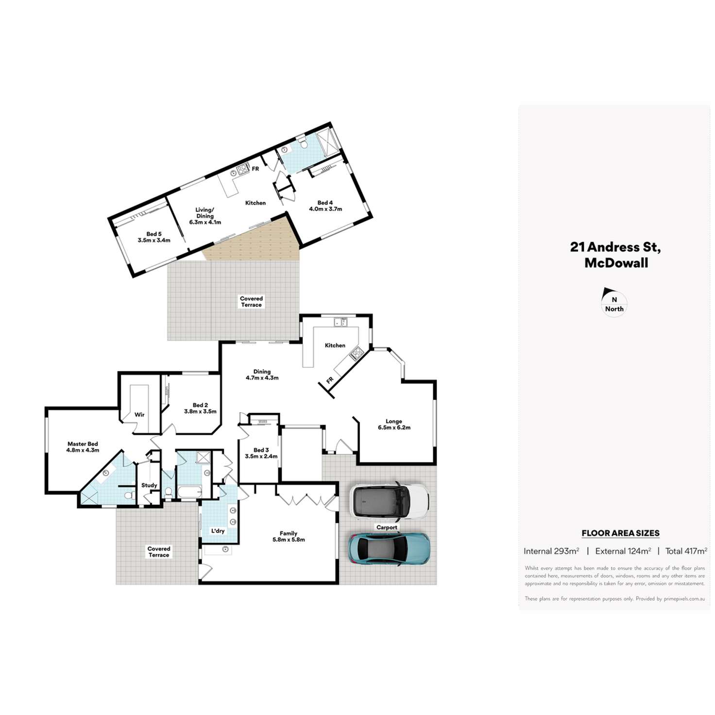 Floorplan of Homely house listing, 21 Andress Street, Mcdowall QLD 4053