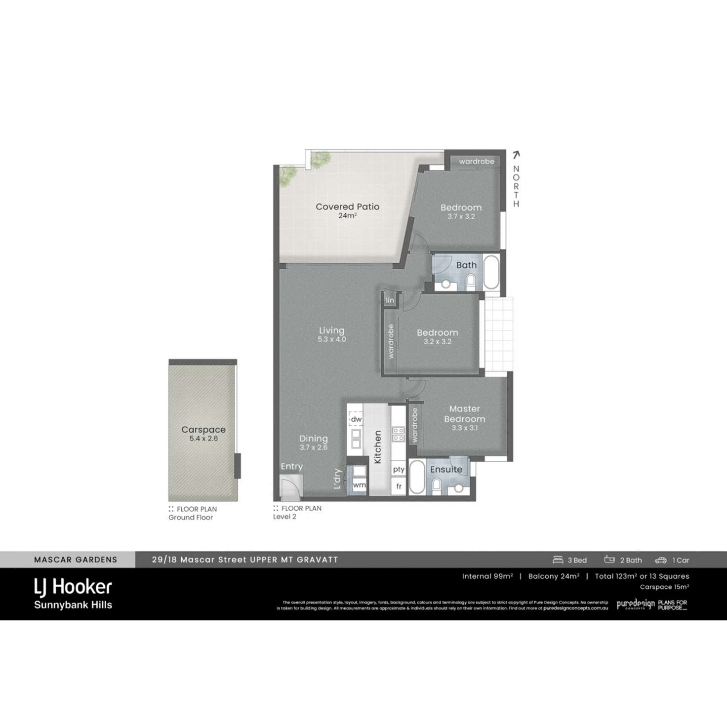 Floorplan of Homely unit listing, 29/18 Mascar Street, Upper Mount Gravatt QLD 4122