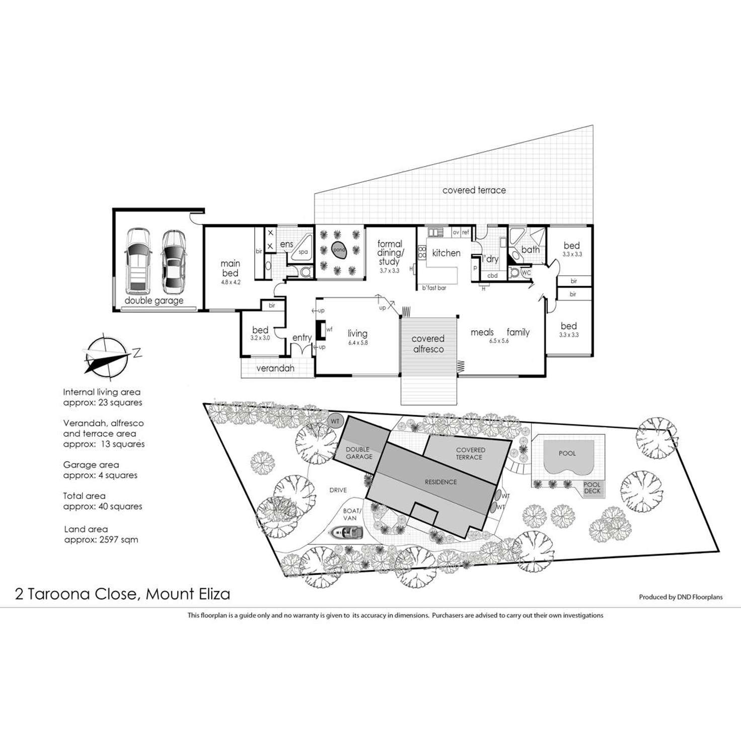 Floorplan of Homely house listing, 2 Taroona Close, Mount Eliza VIC 3930