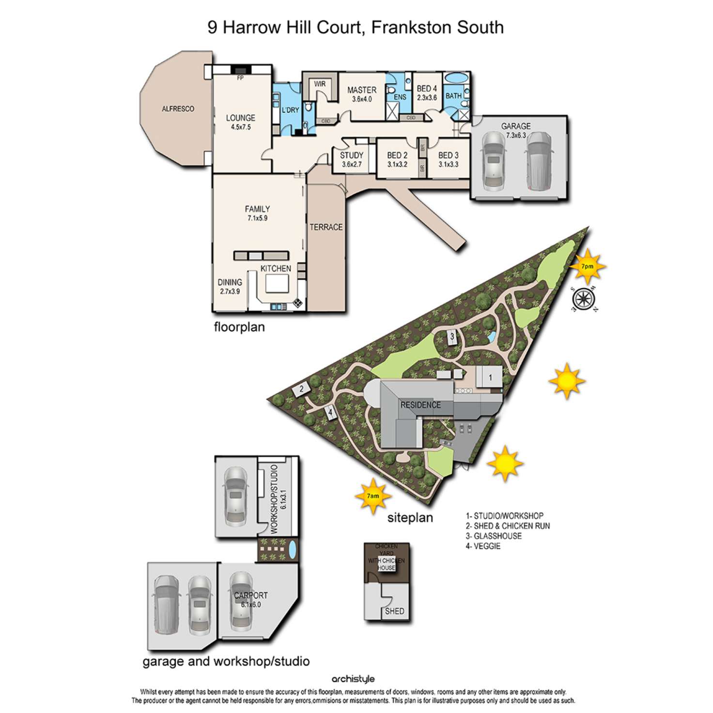 Floorplan of Homely house listing, 9 Harrow Hill Court, Frankston South VIC 3199