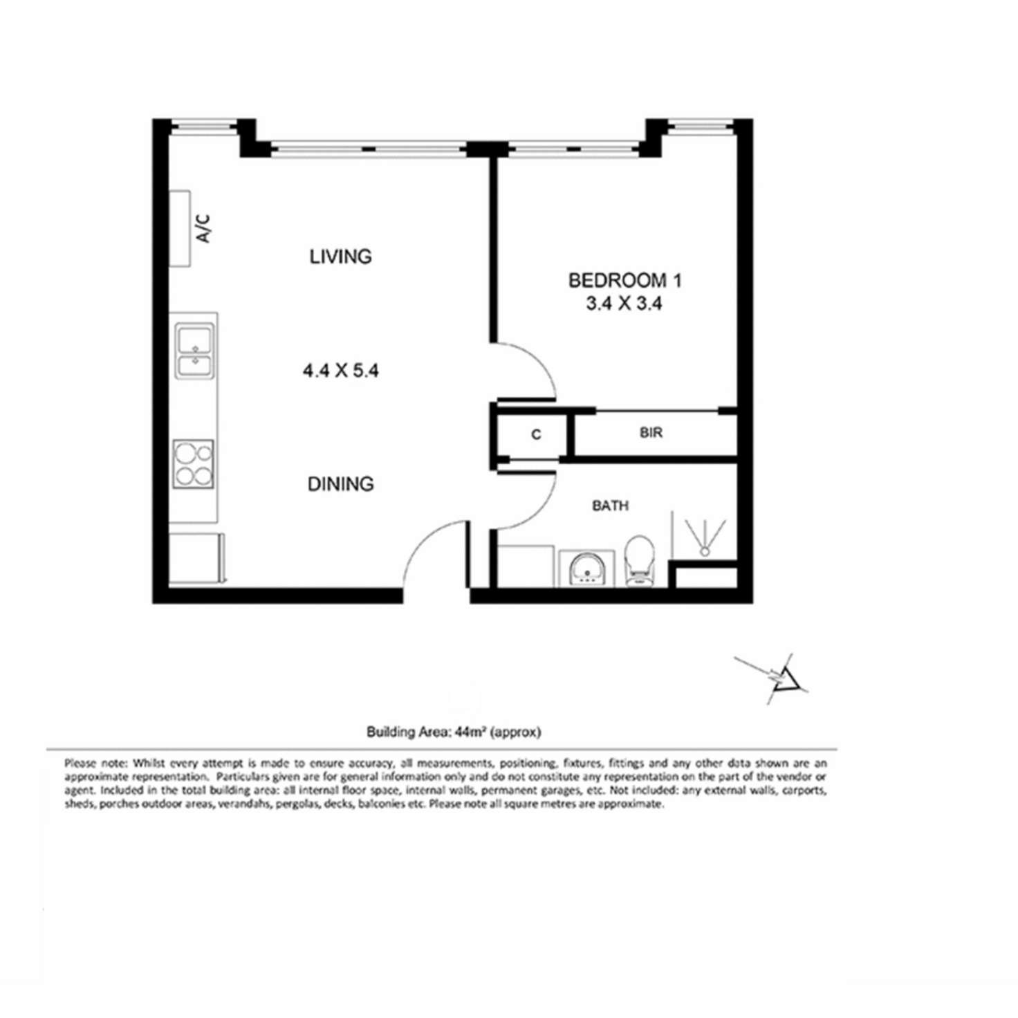 Floorplan of Homely apartment listing, 1103/58 Clarke Street, Southbank VIC 3006
