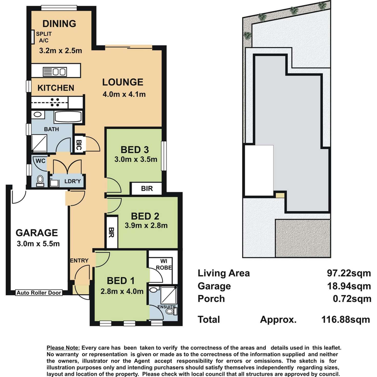 Floorplan of Homely house listing, 3 McKenzie Road, Elizabeth Downs SA 5113