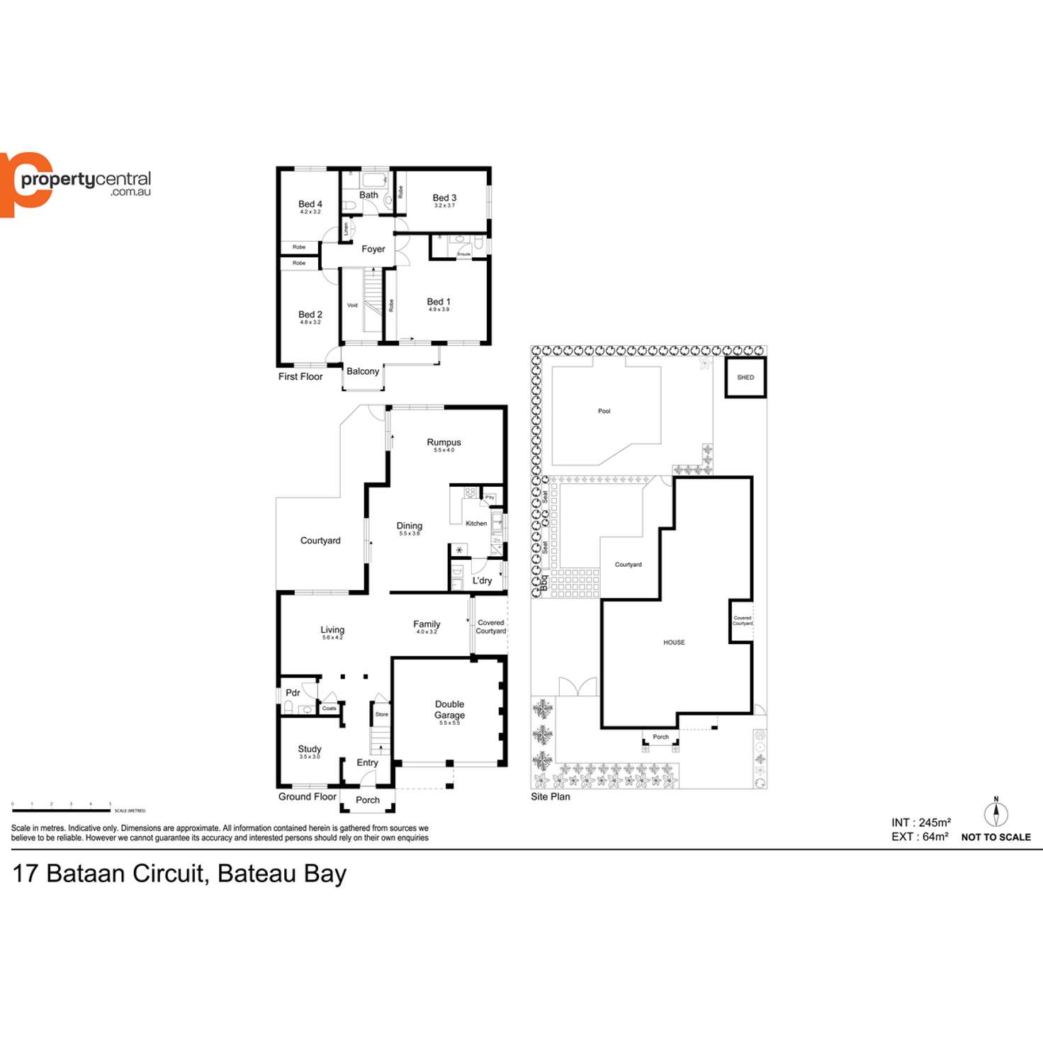 Floorplan of Homely house listing, 17 Bataan Circuit, Bateau Bay NSW 2261