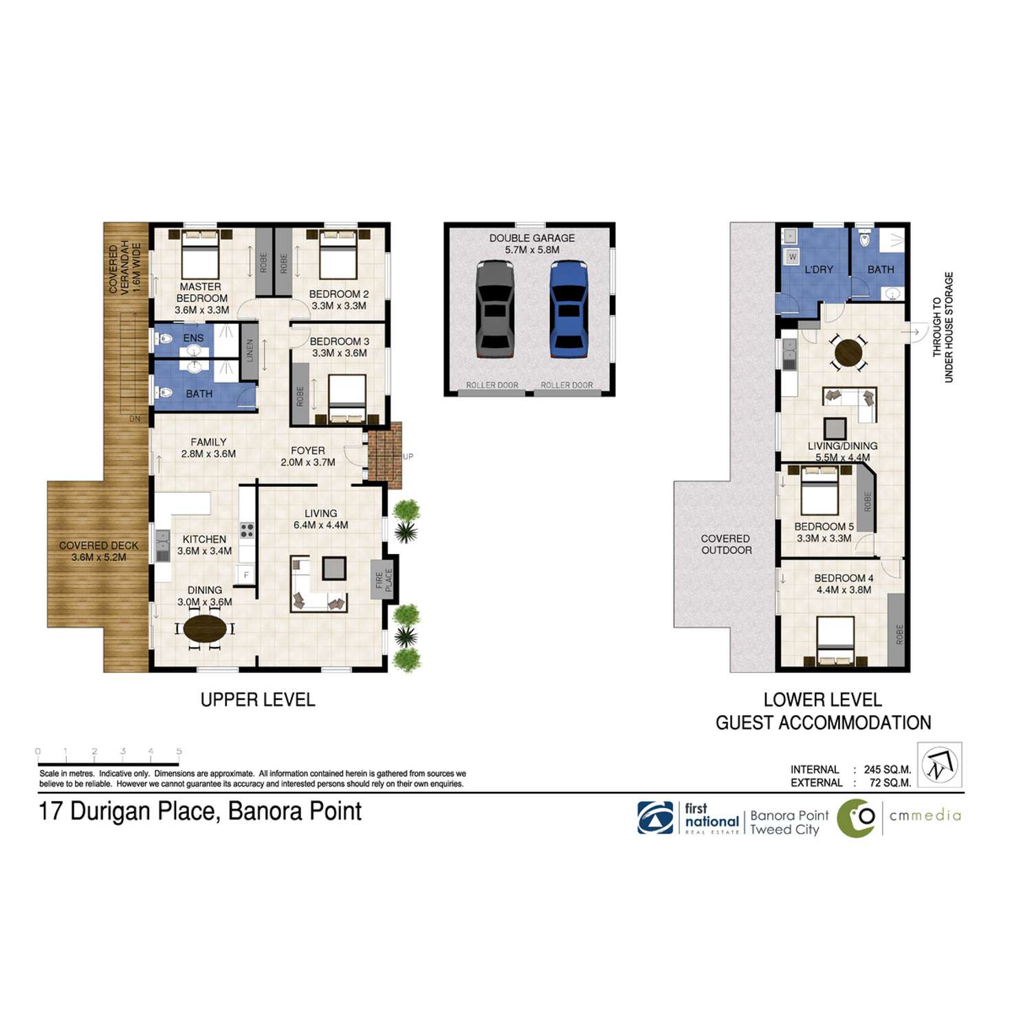 Floorplan of Homely house listing, 17 Durigan Place, Banora Point NSW 2486