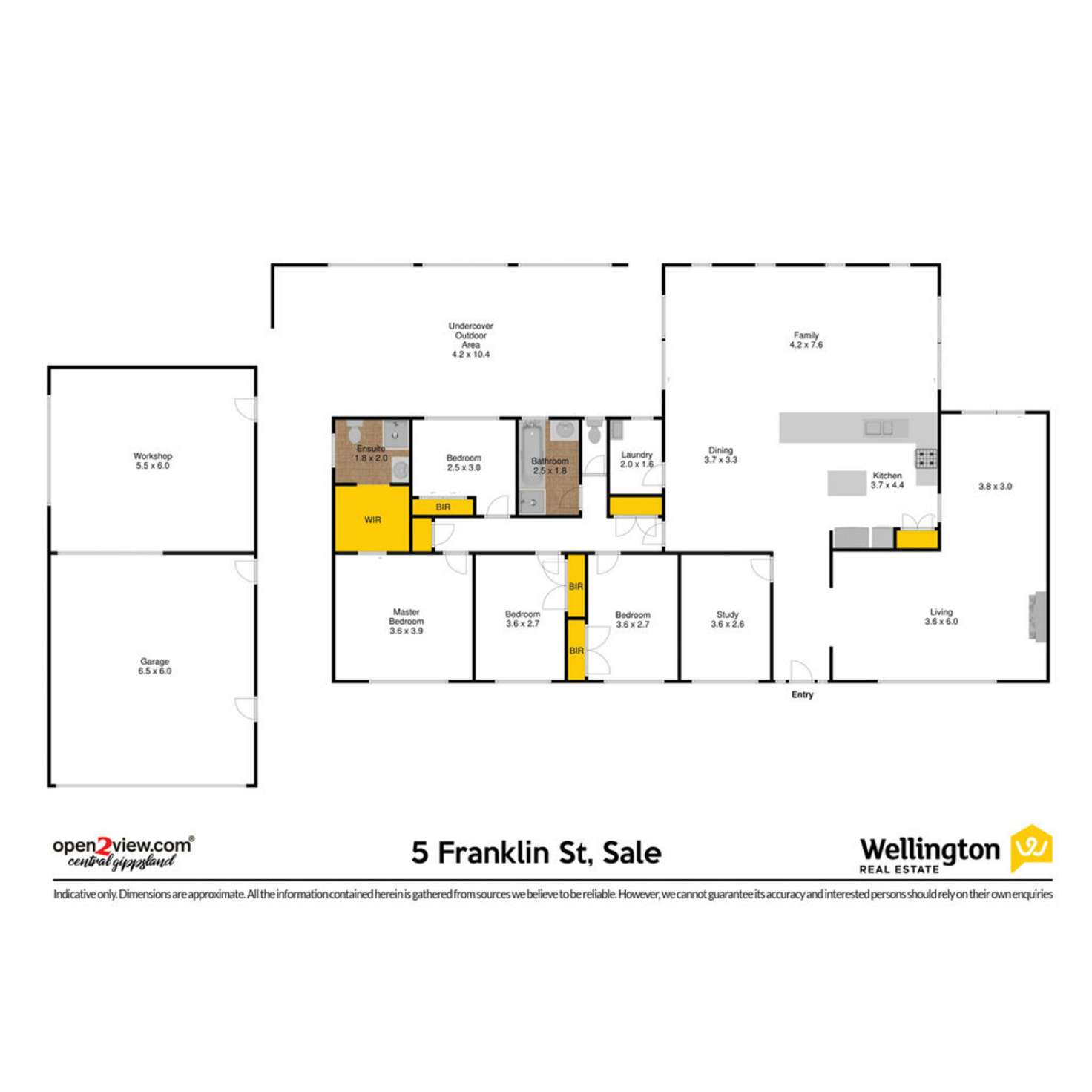 Floorplan of Homely house listing, 5 Franklin Street, Sale VIC 3850