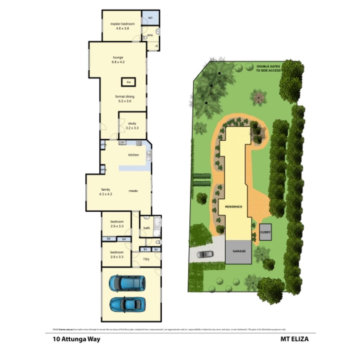 Floorplan of Homely house listing, 10 Attunga Way, Mount Eliza VIC 3930