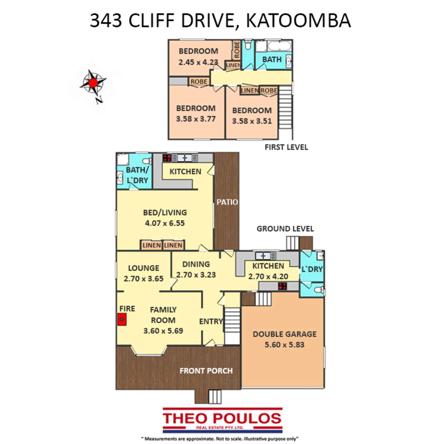 Floorplan of Homely house listing, 343 Cliff Drive, Katoomba NSW 2780