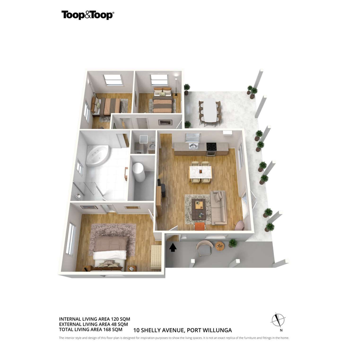 Floorplan of Homely house listing, 10 Shelly Avenue, Port Willunga SA 5173