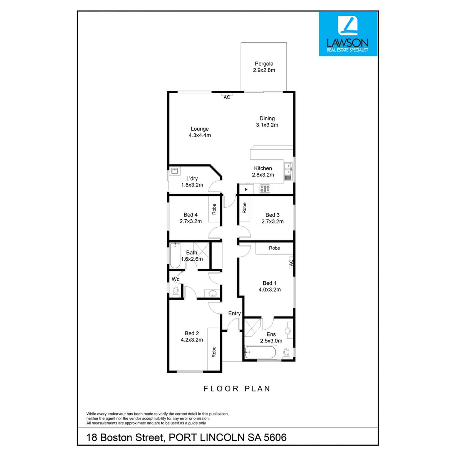Floorplan of Homely house listing, 18 Boston Street, Port Lincoln SA 5606