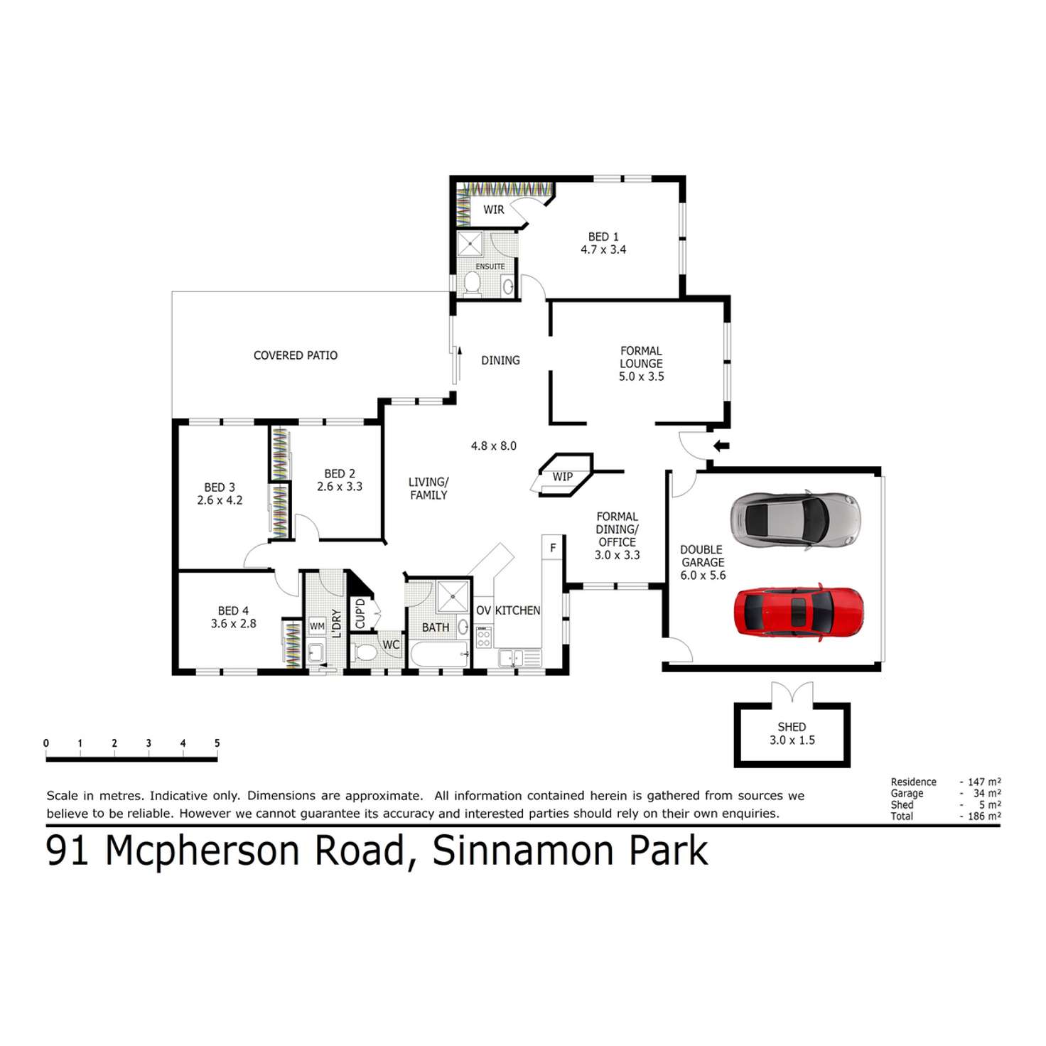 Floorplan of Homely house listing, 91 McPherson Road, Sinnamon Park QLD 4073