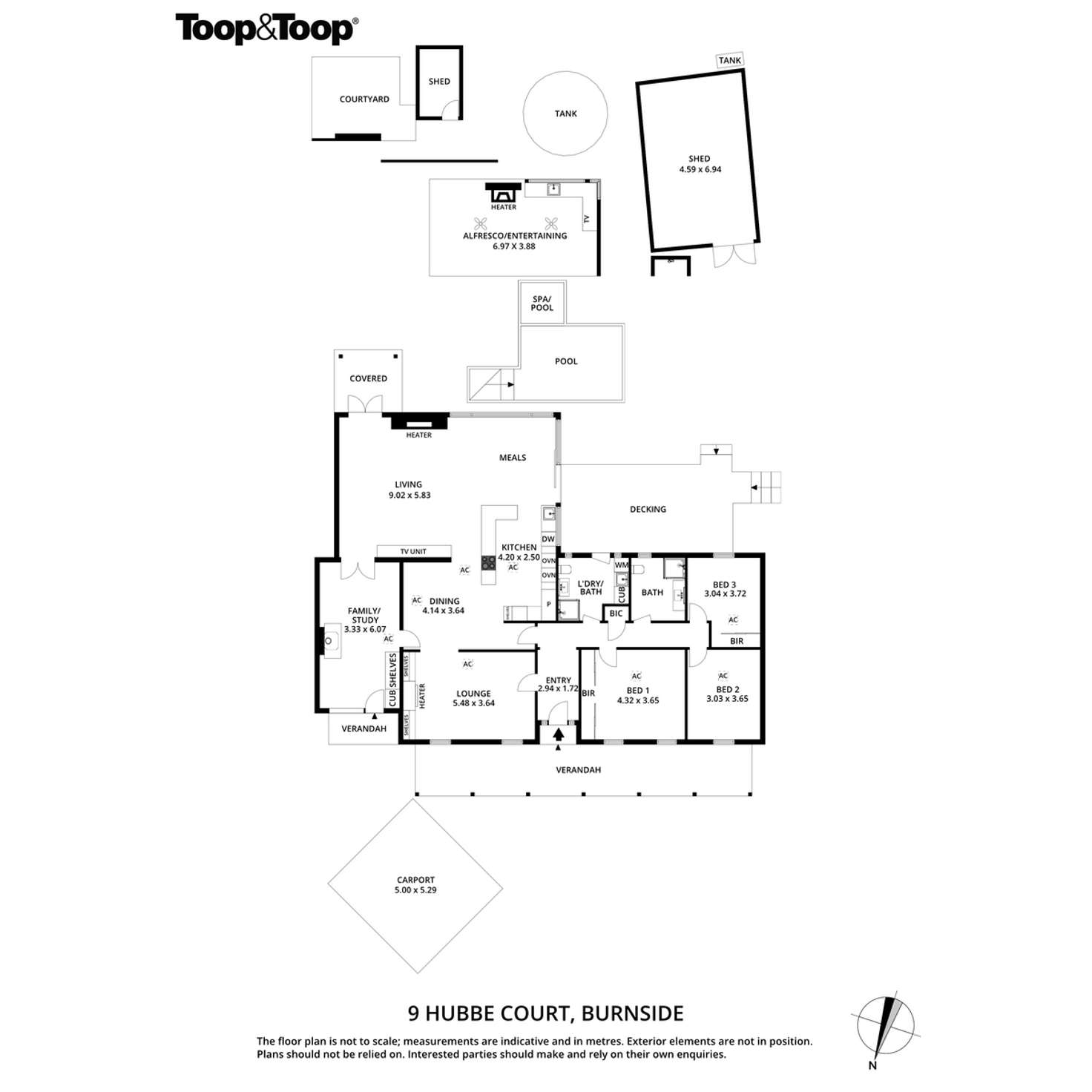 Floorplan of Homely house listing, 9 Hubbe Court, Burnside SA 5066