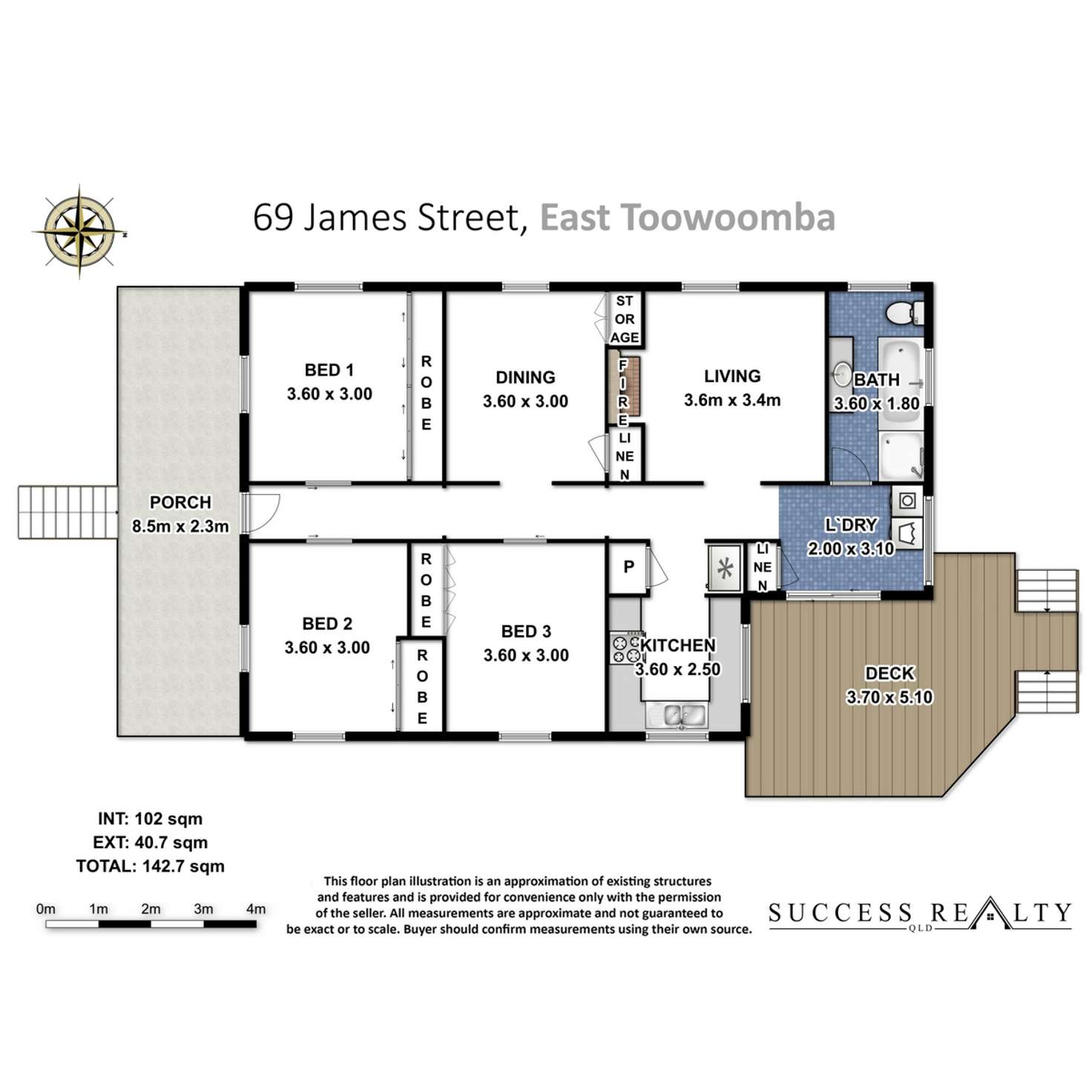 Floorplan of Homely house listing, 69 James Street, East Toowoomba QLD 4350