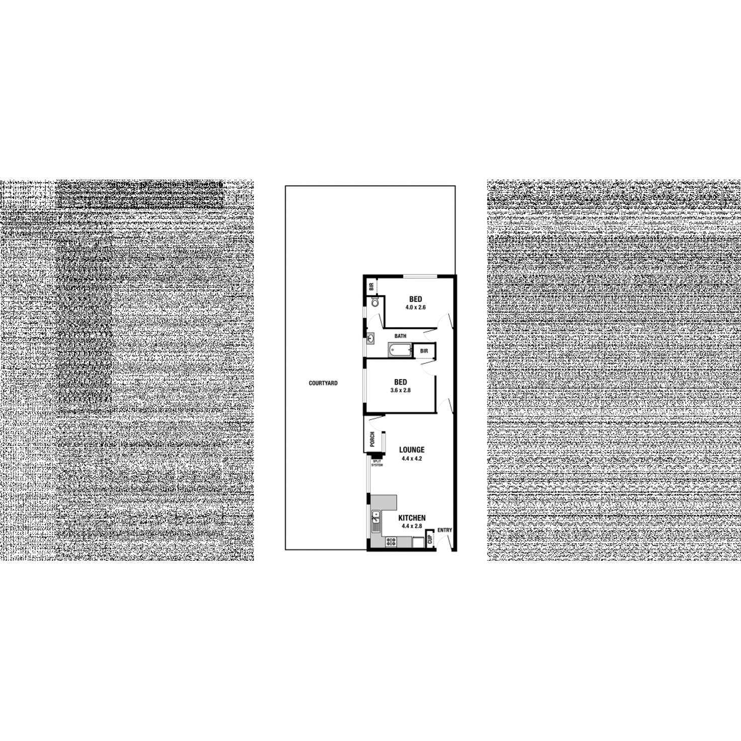 Floorplan of Homely apartment listing, 4/21 Royal Avenue, Glen Huntly VIC 3163