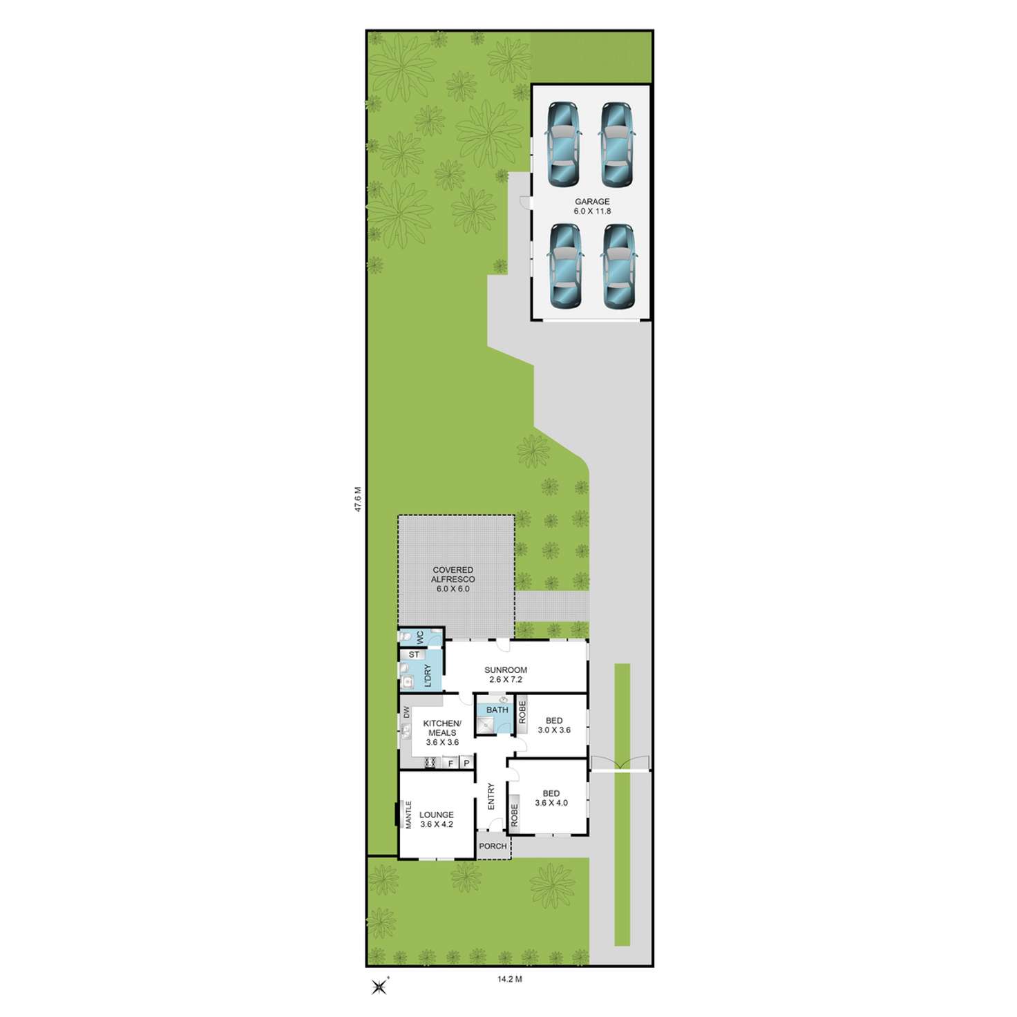 Floorplan of Homely house listing, 25 Martin Street, East Geelong VIC 3219