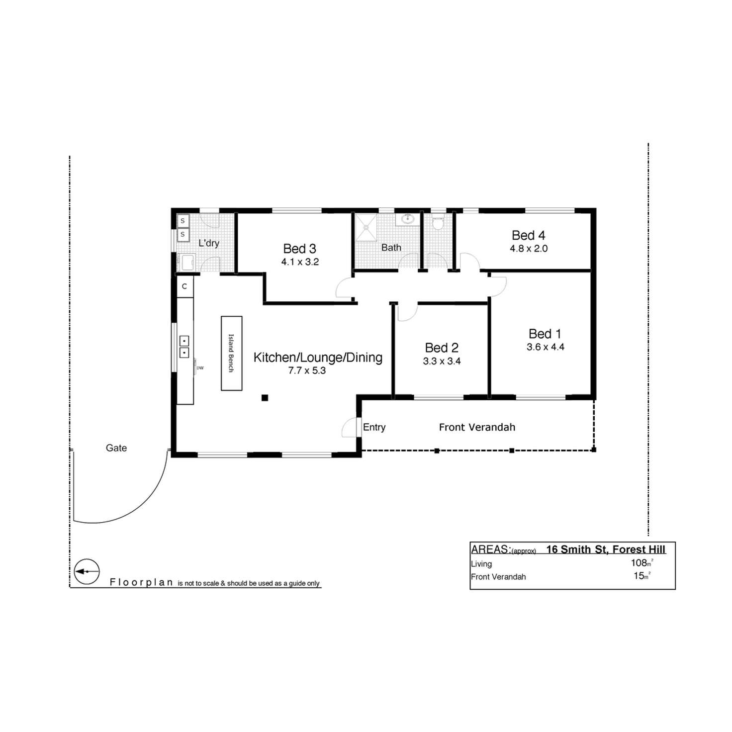Floorplan of Homely house listing, 16 Smith Street, Forest Hill NSW 2651