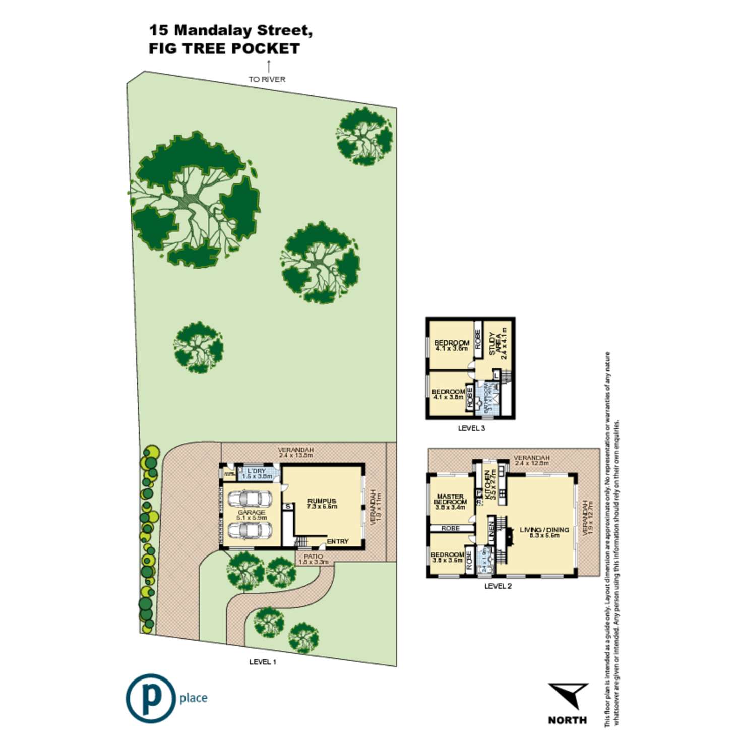 Floorplan of Homely house listing, 15 Mandalay Street, Fig Tree Pocket QLD 4069