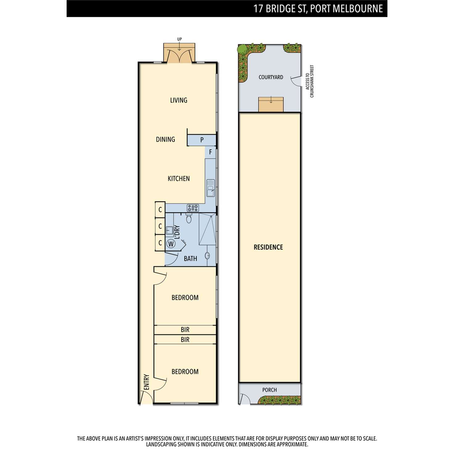 Floorplan of Homely house listing, 17 Bridge Street, Port Melbourne VIC 3207