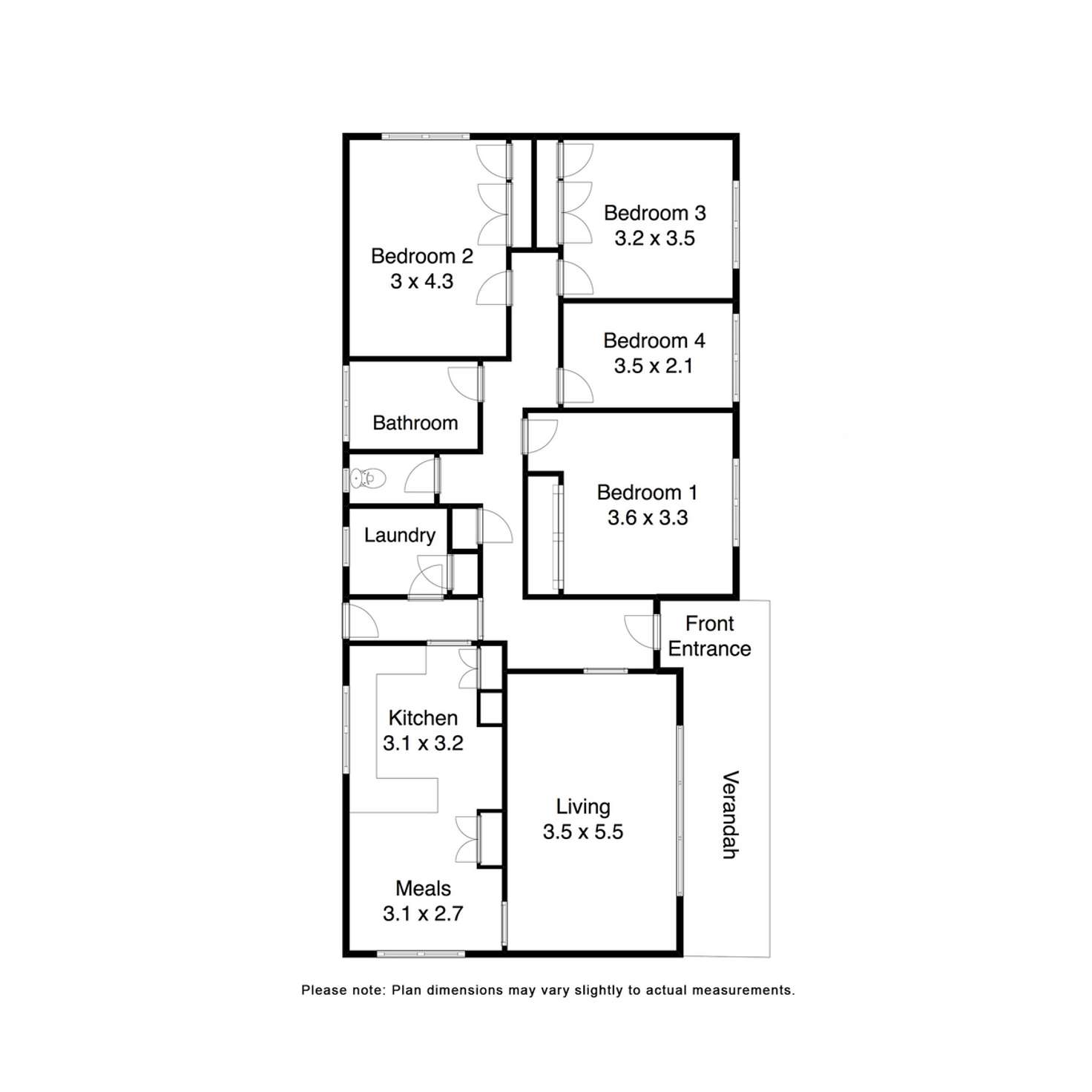 Floorplan of Homely house listing, 25 Lake Street, Wendouree VIC 3355
