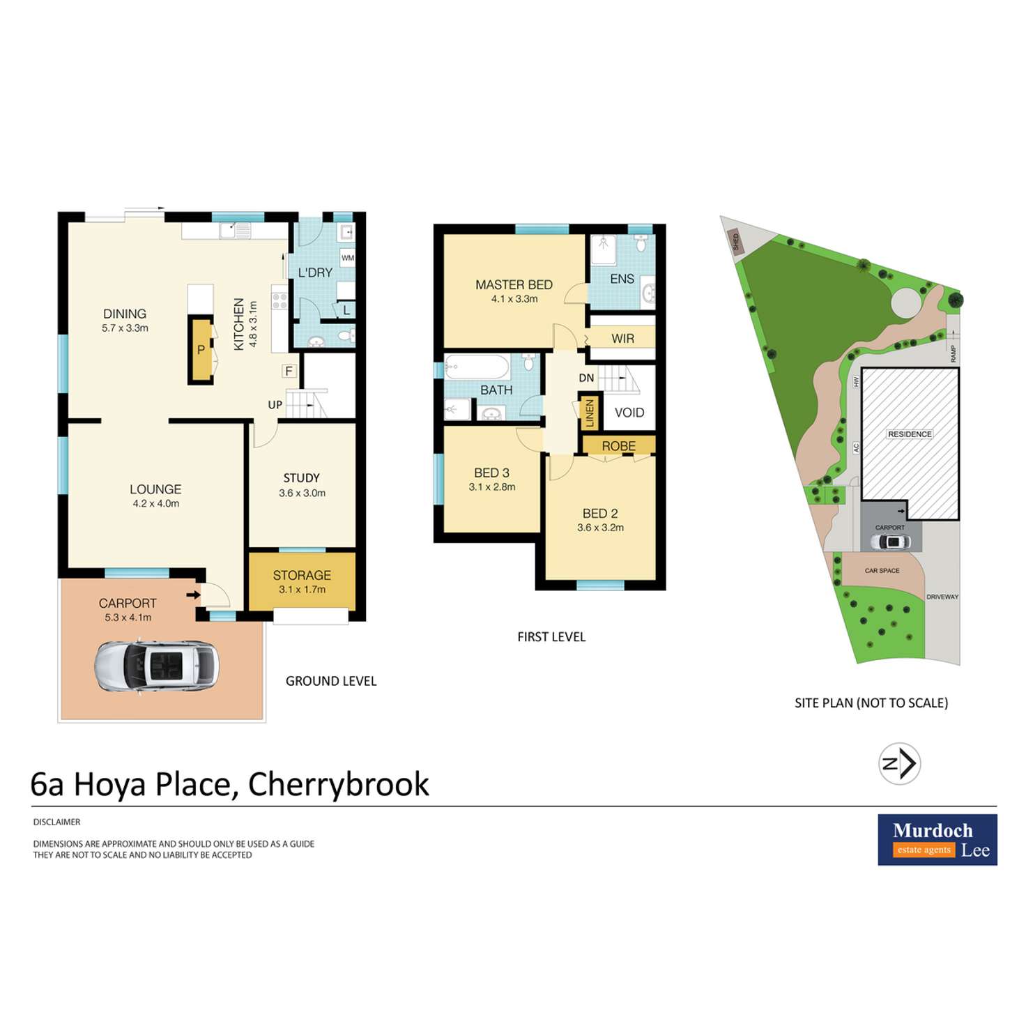 Floorplan of Homely house listing, 6A Hoya Place, Cherrybrook NSW 2126