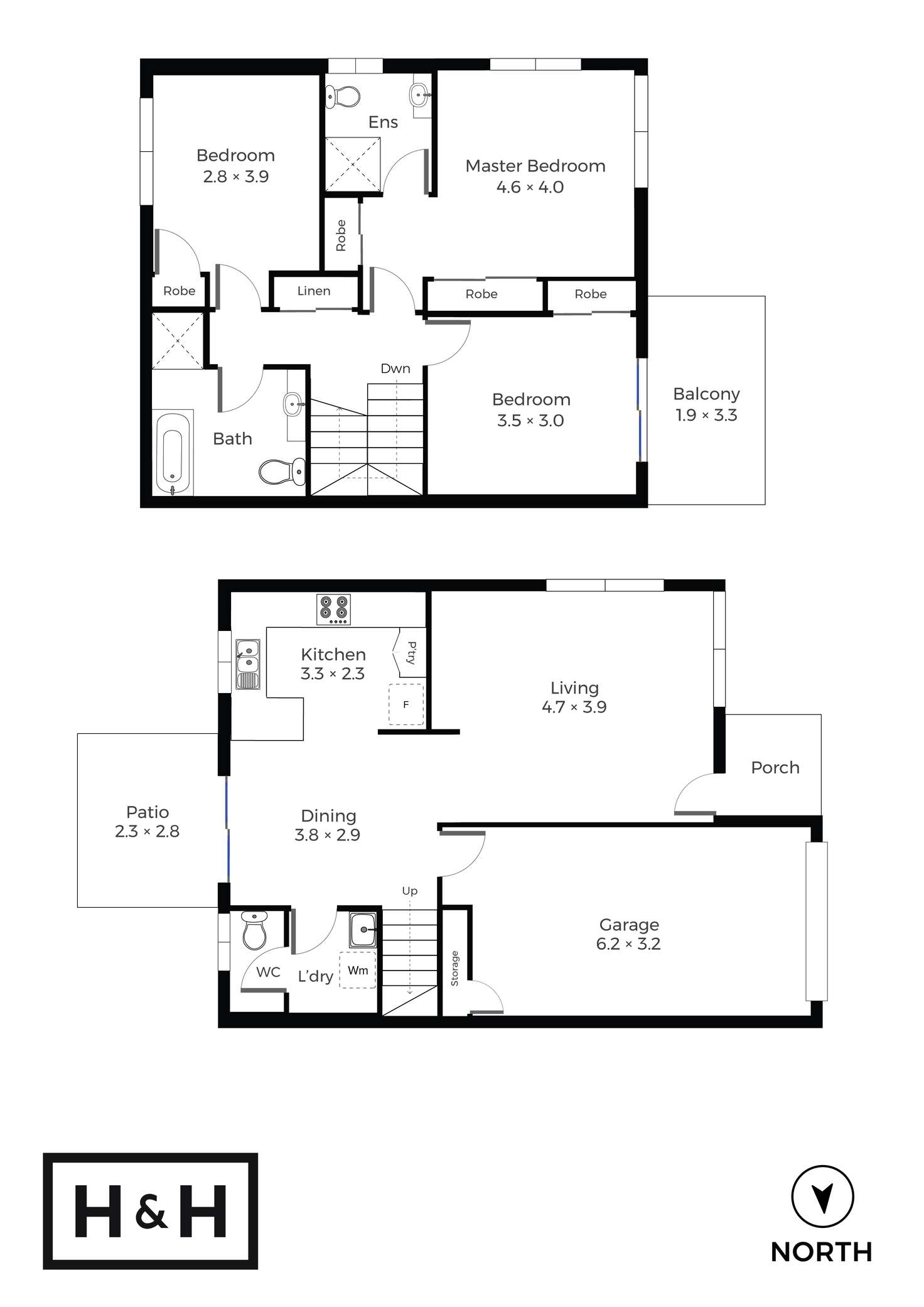 Floorplan of Homely townhouse listing, 24/81 Network Drive, Wynnum West QLD 4178