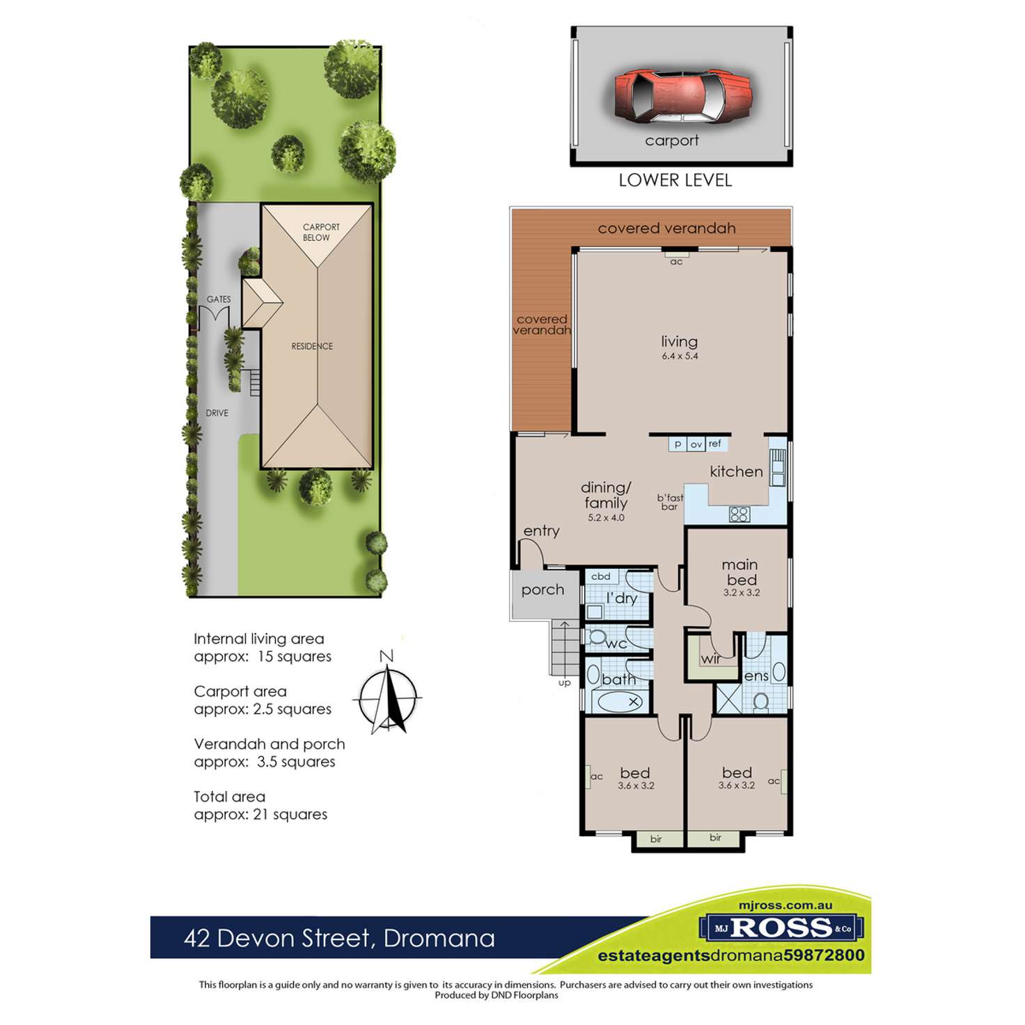 Floorplan of Homely house listing, 42 Devon Street, Dromana VIC 3936
