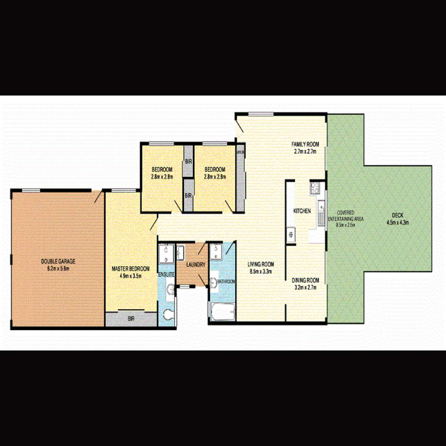 Floorplan of Homely house listing, 57 River Oak Drive, Helensvale QLD 4212