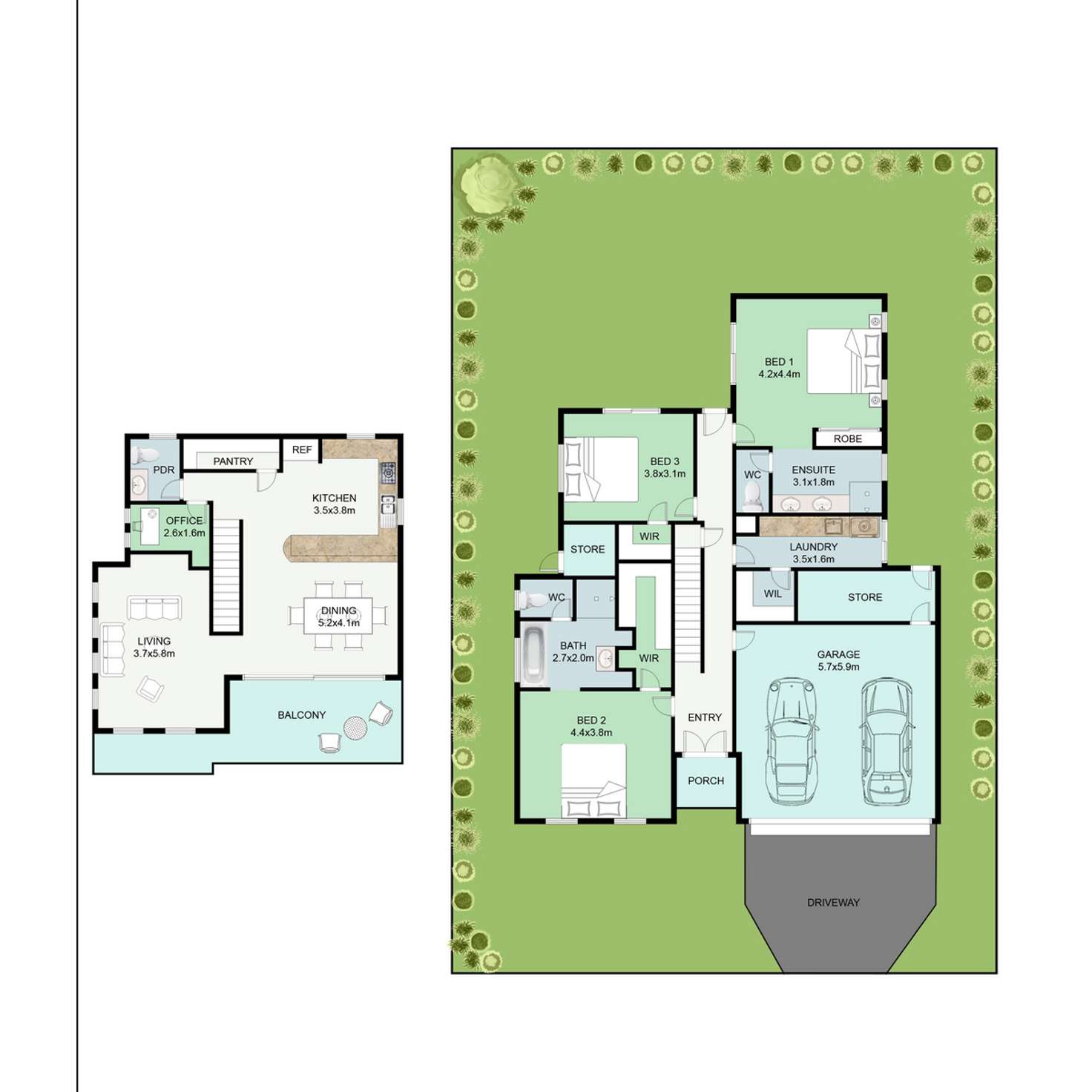Floorplan of Homely house listing, 3 Cabernet Place, The Vines WA 6069