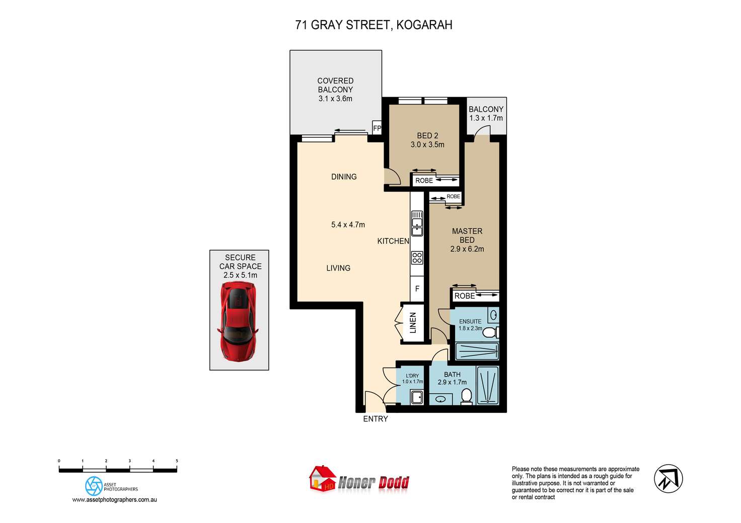 Floorplan of Homely apartment listing, 71 Gray Street, Kogarah NSW 2217
