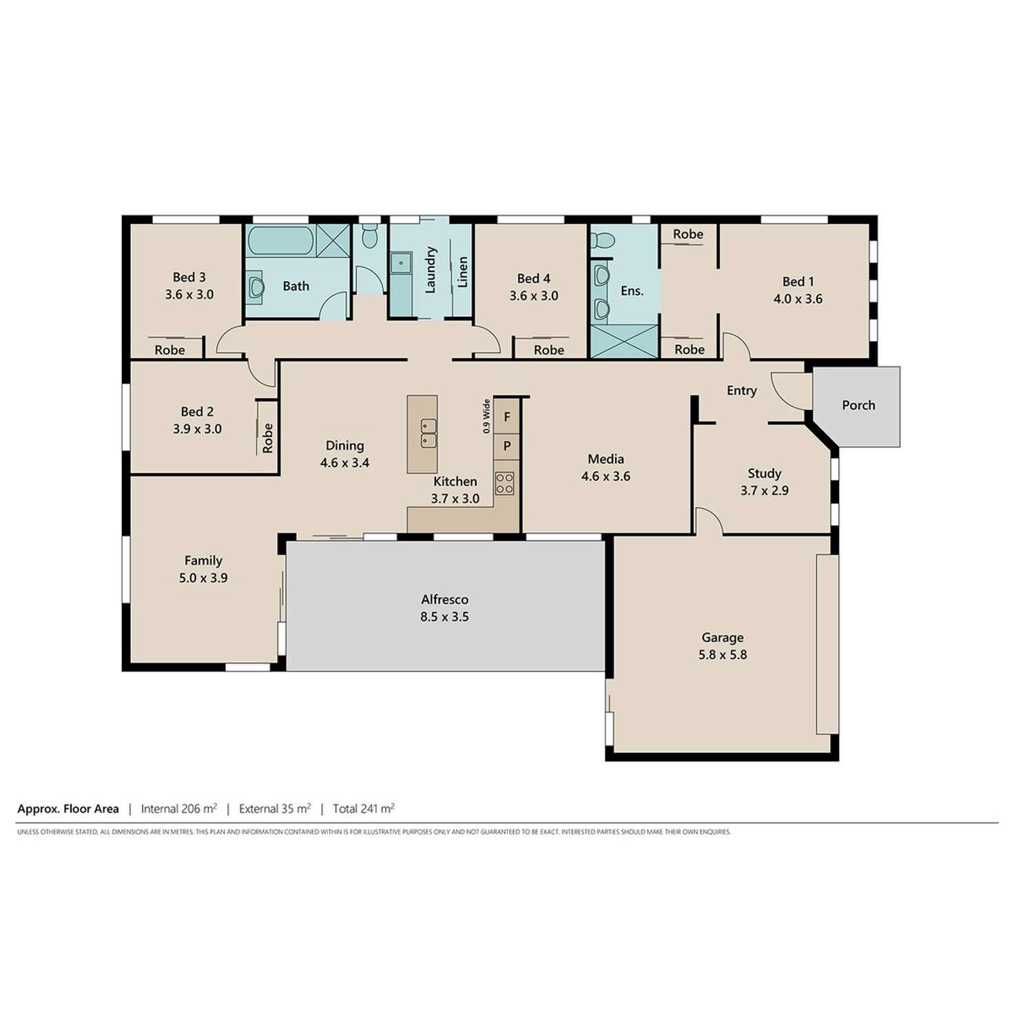 Floorplan of Homely house listing, 4 Bosewell Street, Regents Park QLD 4118