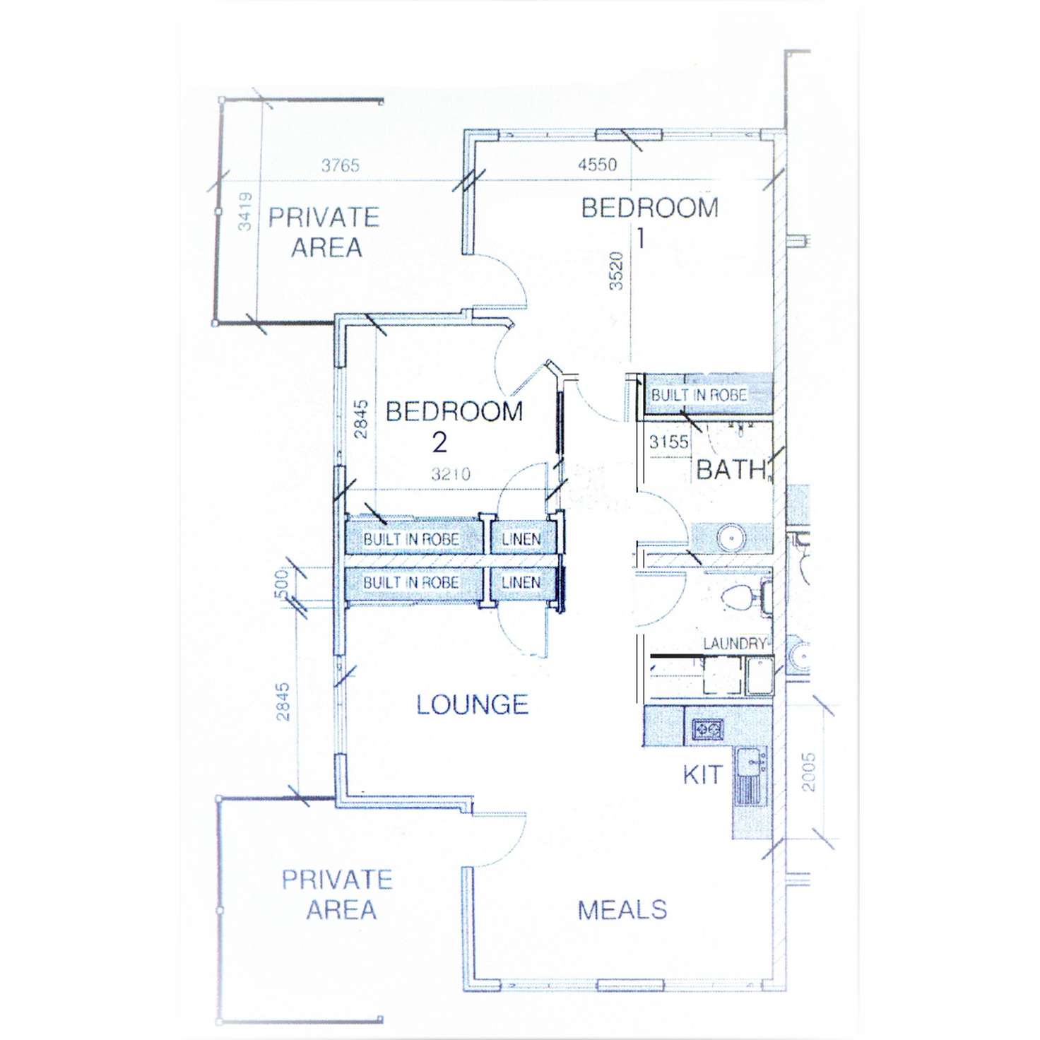 Floorplan of Homely unit listing, 28-29/10 Harrison, Wangaratta VIC 3677