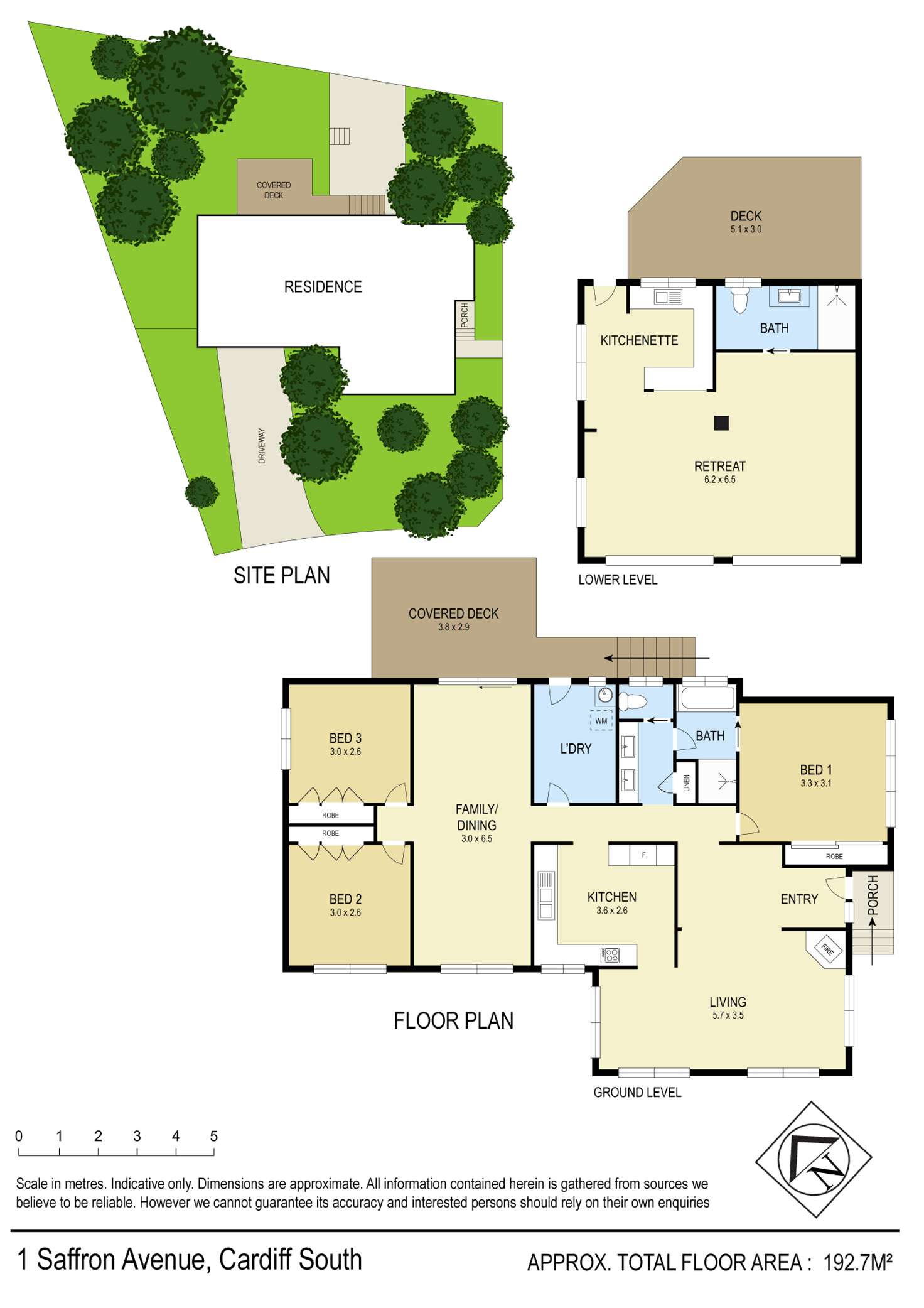 Floorplan of Homely house listing, 1 Saffron Avenue, Cardiff South NSW 2285