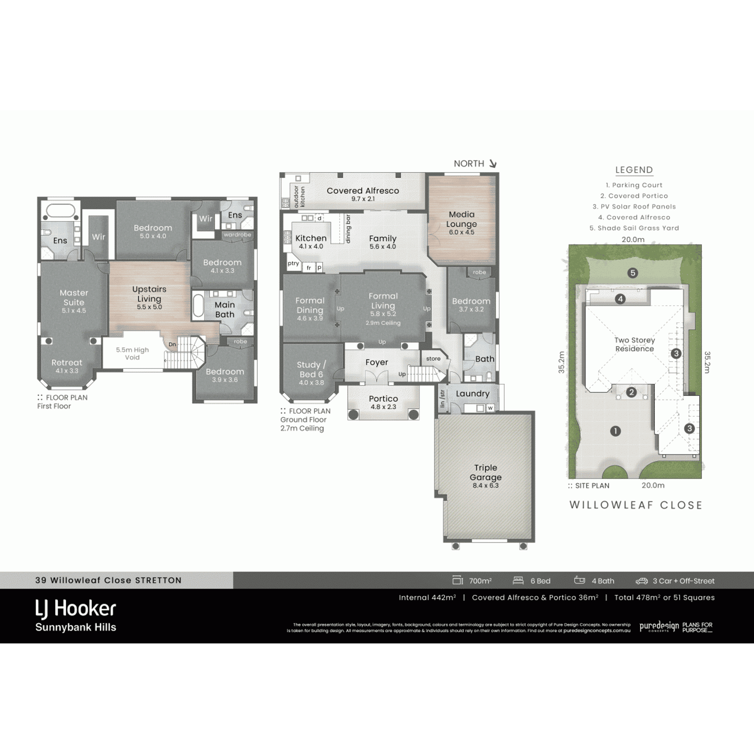 Floorplan of Homely house listing, 39 Willowleaf Close, Stretton QLD 4116