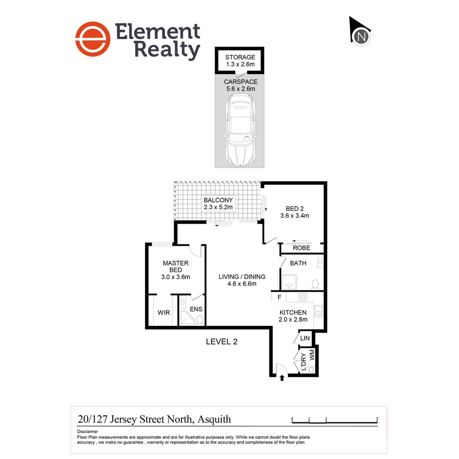 Floorplan of Homely apartment listing, 20/127 Jersey St North, Asquith NSW 2077