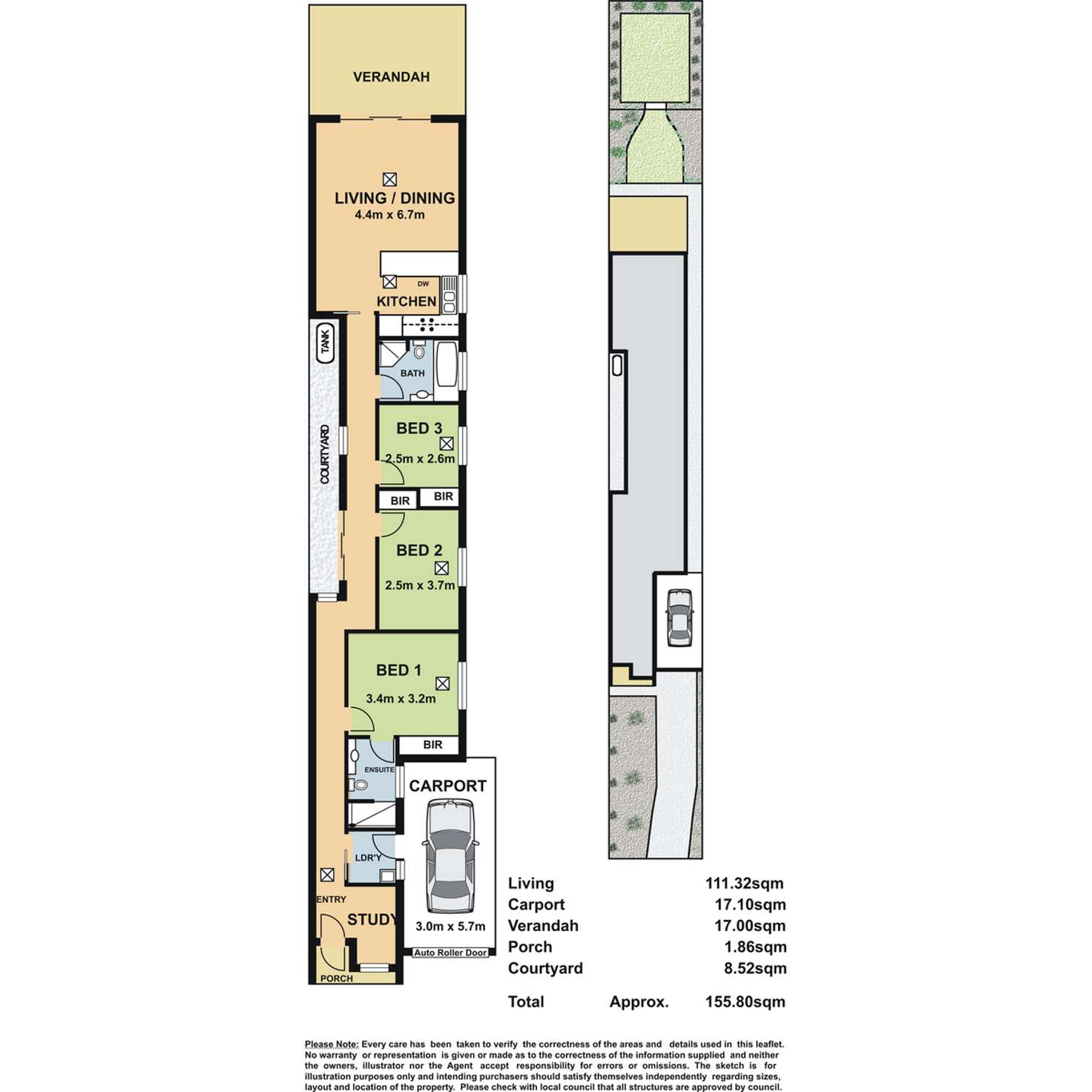 Floorplan of Homely house listing, 42 Clearview Crescent, Clearview SA 5085