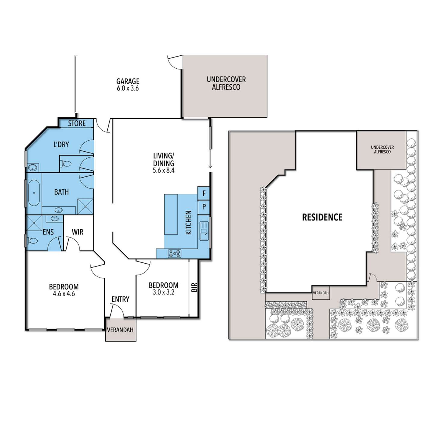 Floorplan of Homely unit listing, 1/102 Barrands Lane, Drysdale VIC 3222