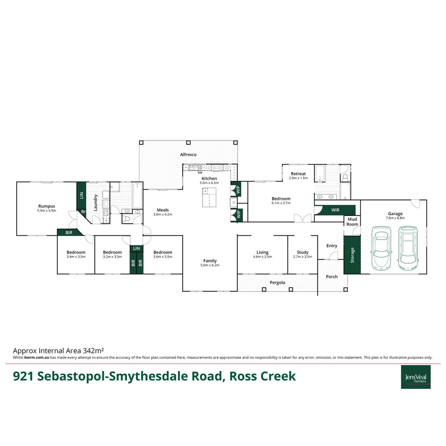 Floorplan of Homely lifestyle listing, 921 Sebastopol-Smythesdale Road, Ross Creek VIC 3351