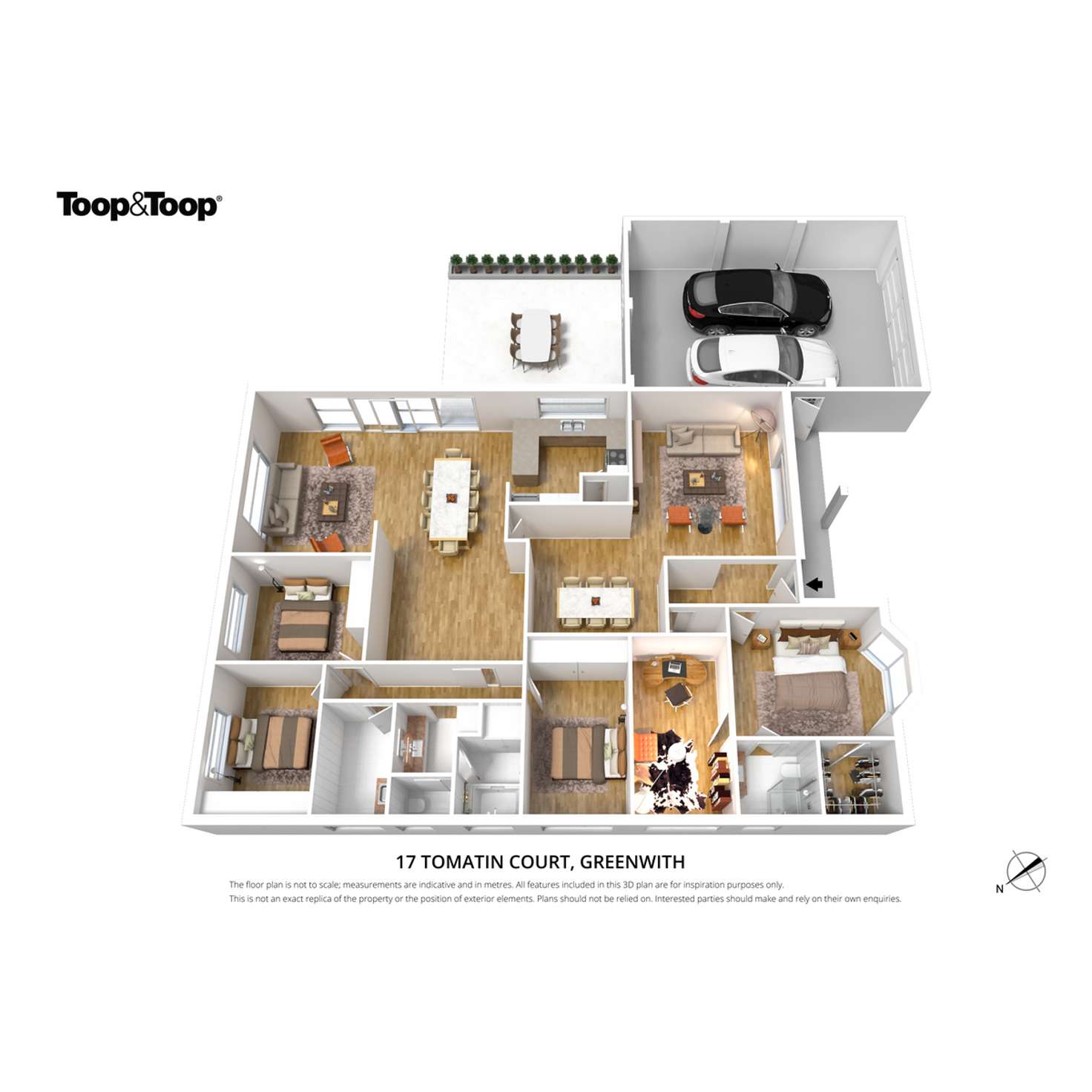 Floorplan of Homely house listing, 17 Tomatin Court, Greenwith SA 5125