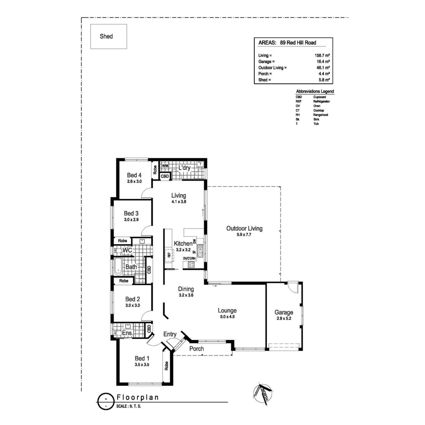 Floorplan of Homely house listing, 89 Red Hill Road, Kooringal NSW 2650